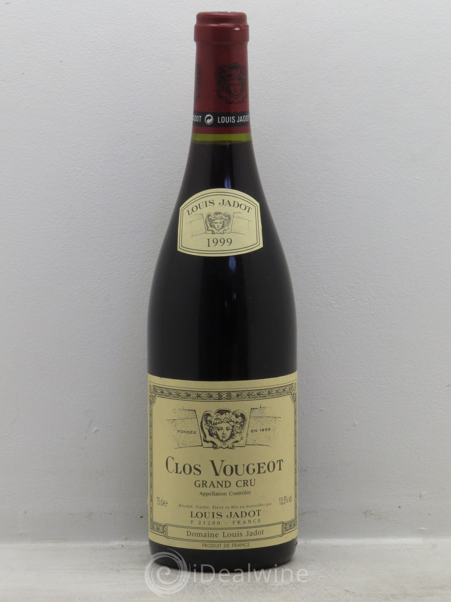 Clos de Vougeot Grand Cru Louis Jadot (Domaine) 1999 - Lot de 1 bouteille - 0