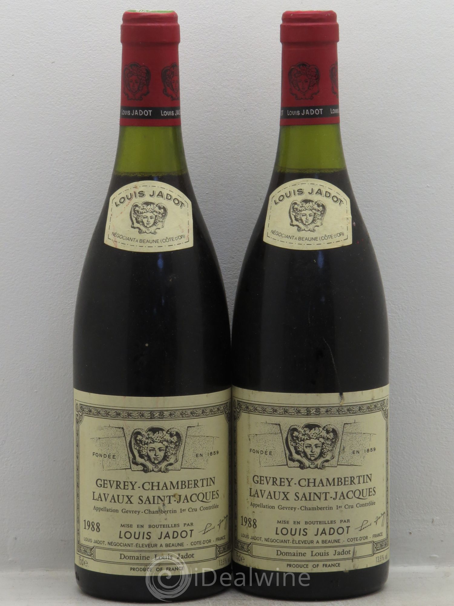 Gevrey-Chambertin 1er Cru 1988 - Lot de 2 bouteilles - 0