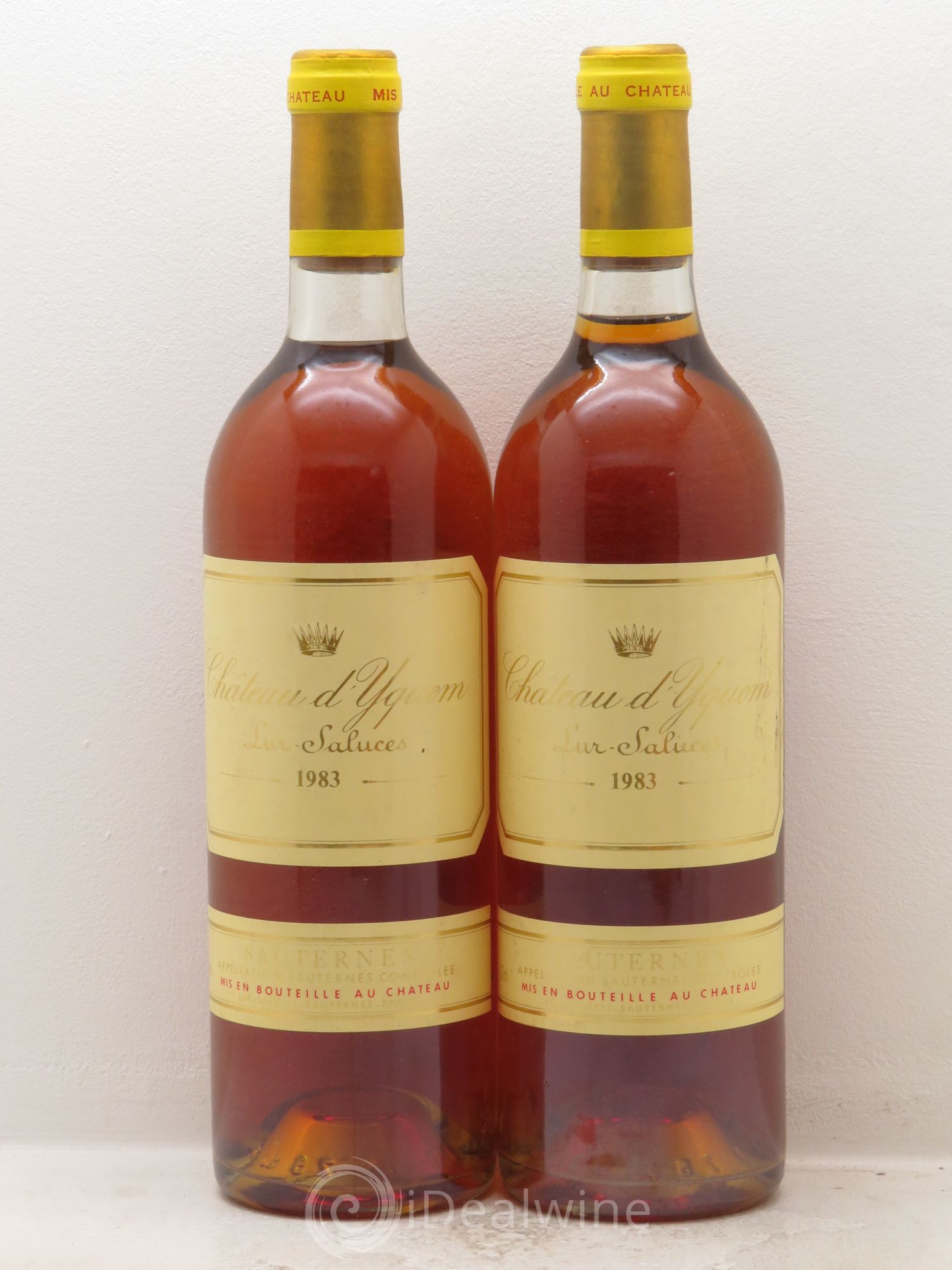 Château d' Yquem 1er Cru Classé Supérieur 1983 - Lotto di 2 bottiglie - 0