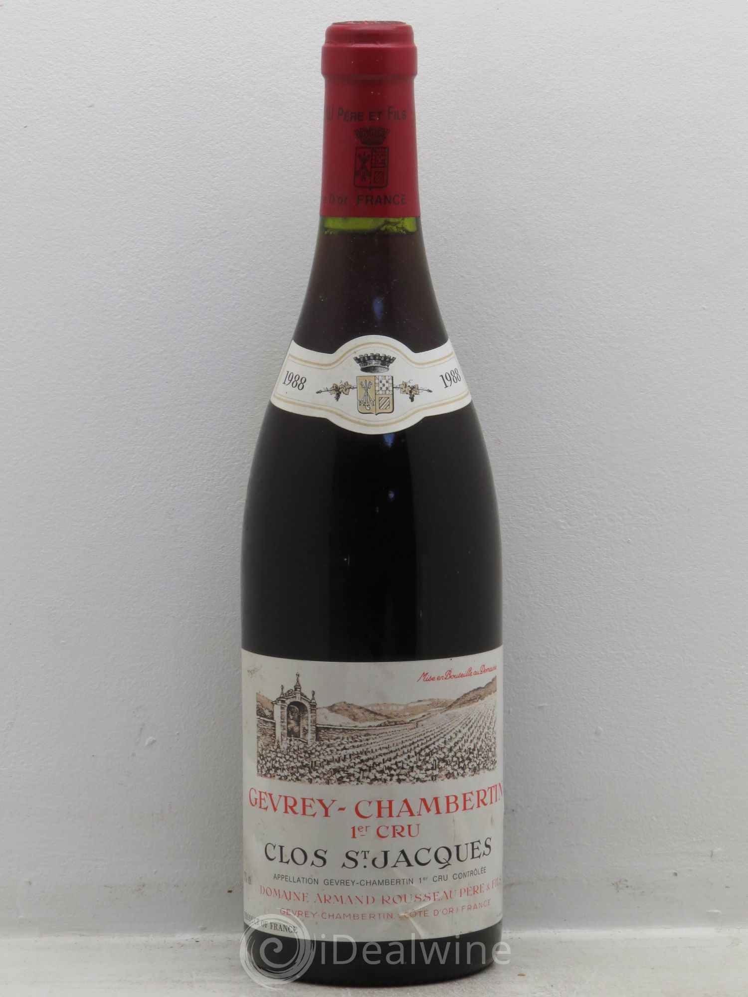 Gevrey-Chambertin 1er Cru Clos Saint-Jacques Armand Rousseau (Domaine) 1988 - Lot de 1 bouteille - 0