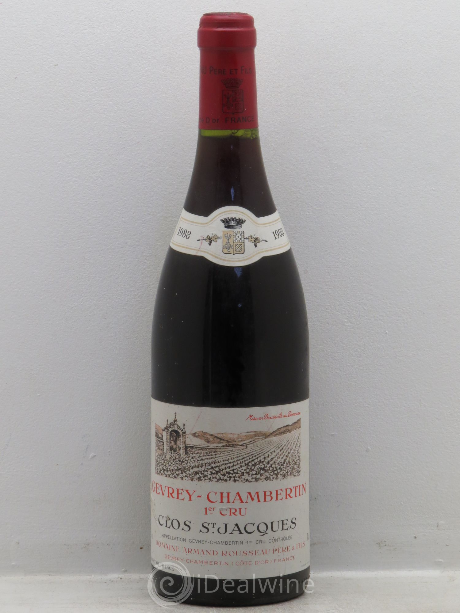 Gevrey-Chambertin 1er Cru Clos Saint-Jacques Armand Rousseau (Domaine) 1988 - Lot de 1 bouteille - 0