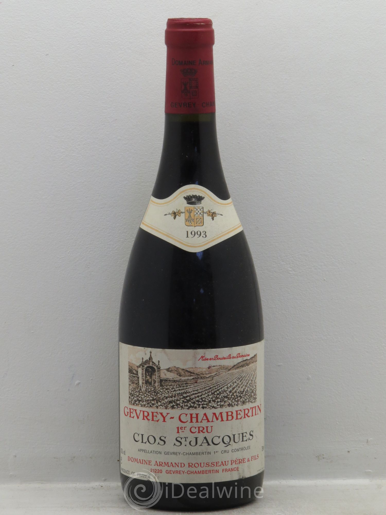 Gevrey-Chambertin 1er Cru Clos Saint-Jacques Armand Rousseau (Domaine) 1993 - Lot de 1 bouteille - 0