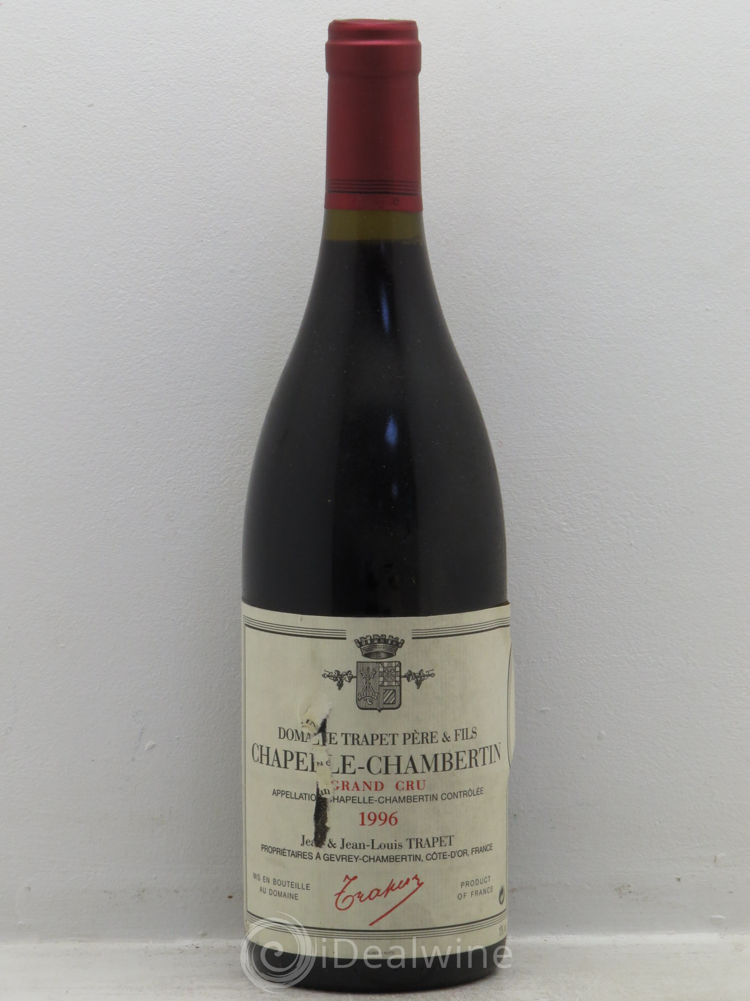 Chapelle-Chambertin Grand Cru Domaine Trapet 1996 - Lot de 1 bouteille - 0