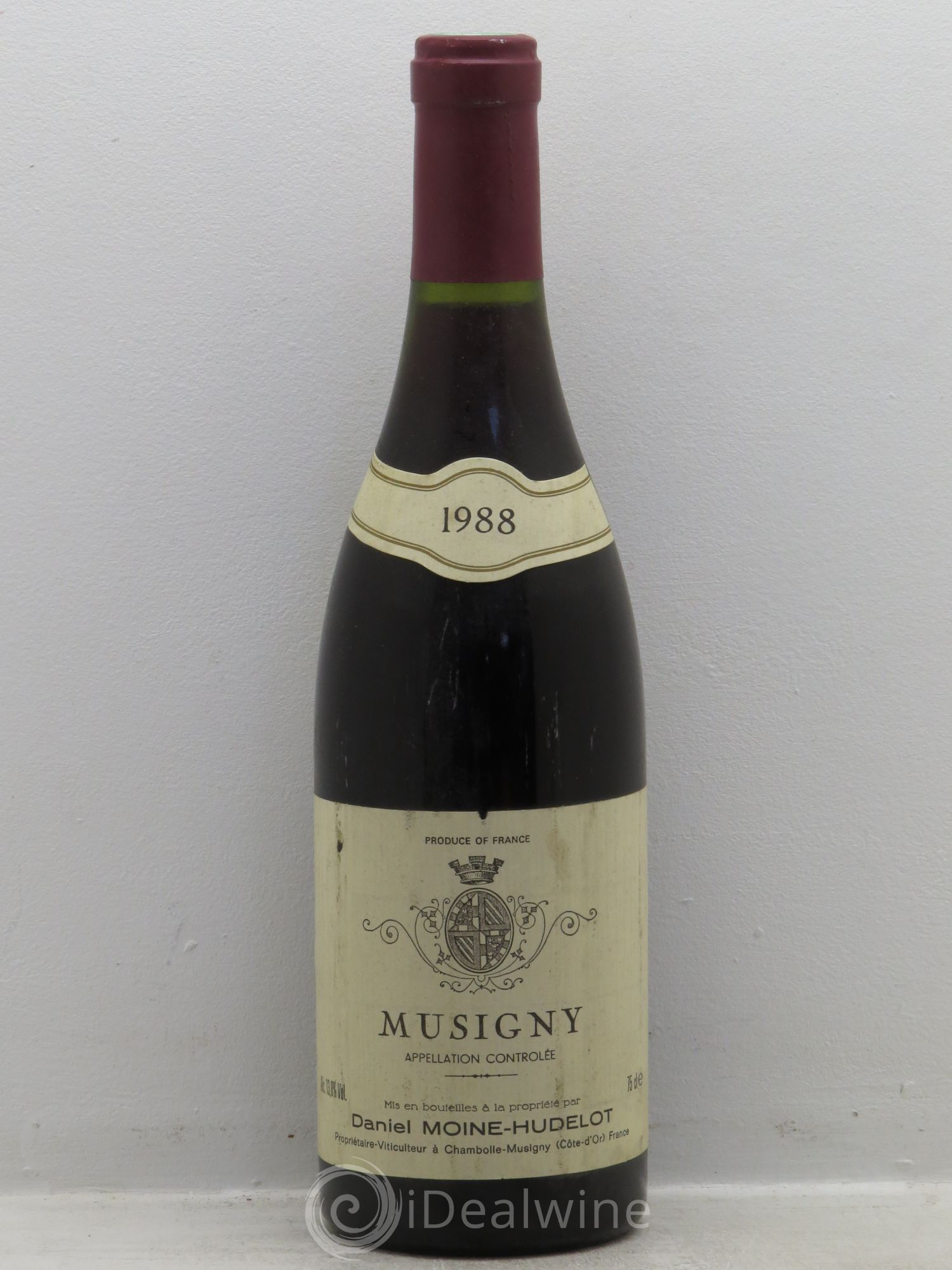 Musigny Grand Cru Moine-Hudelot (Domaine) 1988 - Lot de 1 bouteille - 0