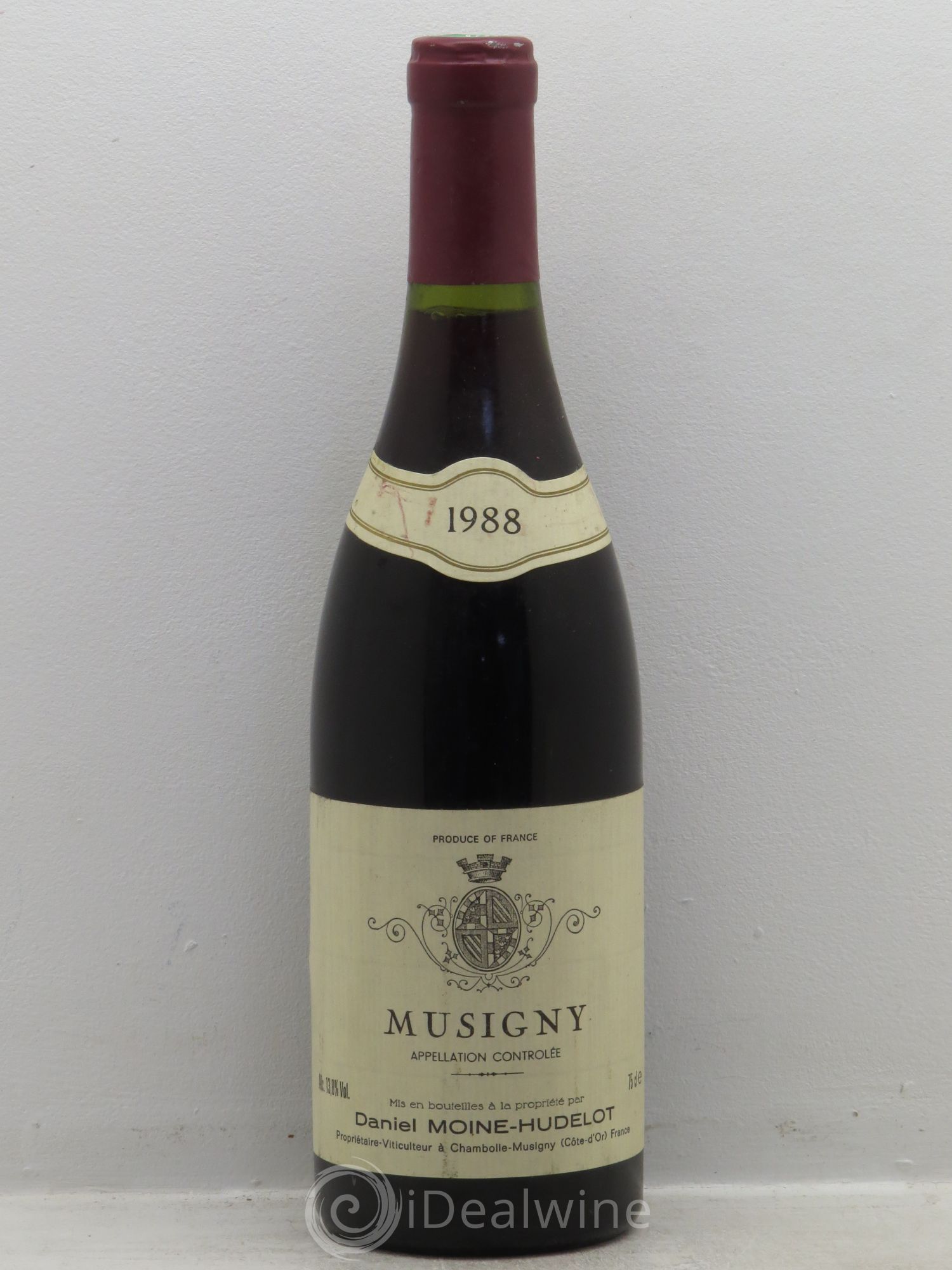 Musigny Grand Cru Moine-Hudelot (Domaine) 1988 - Lot de 1 bouteille - 0