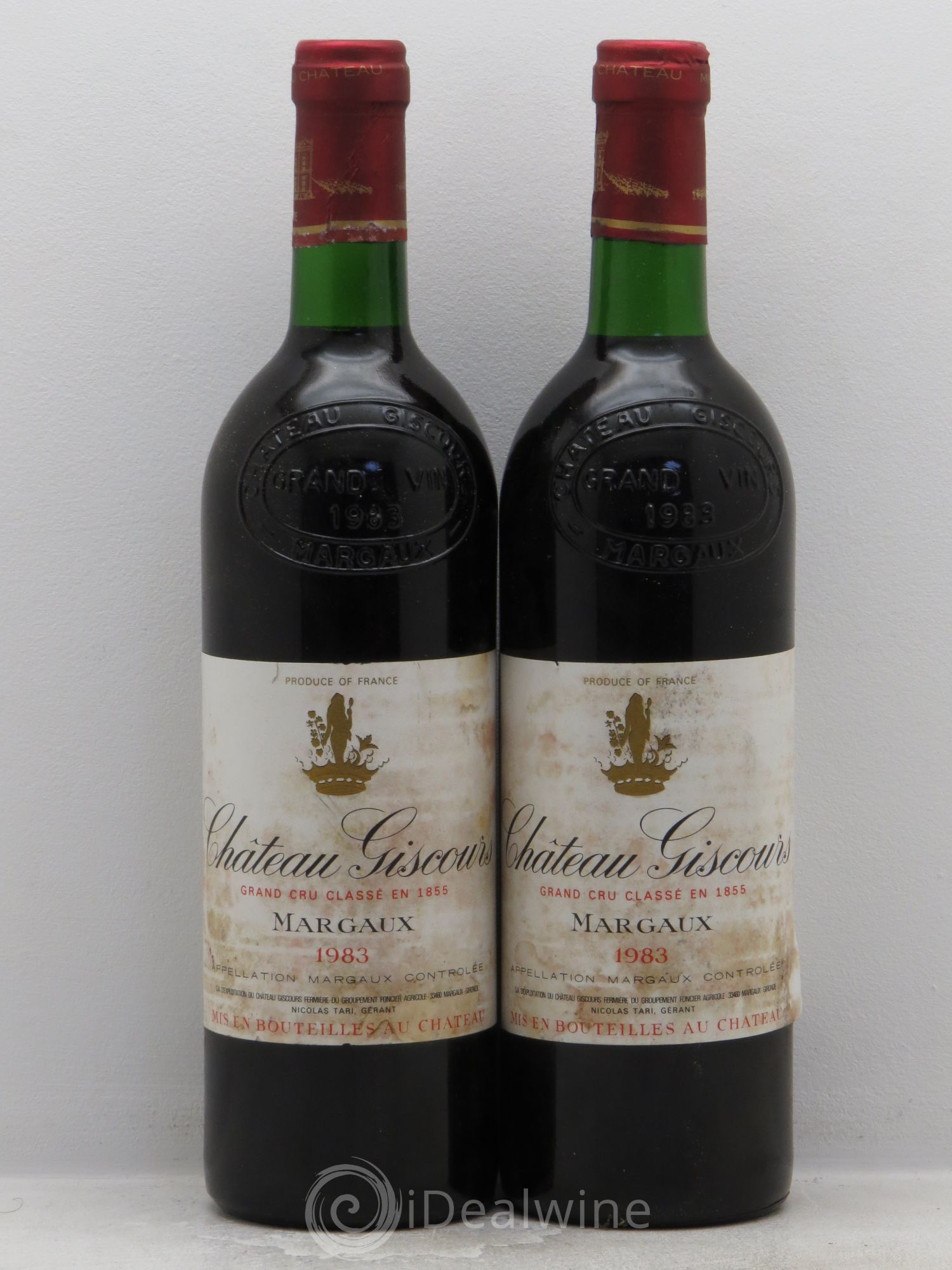 Château Giscours 3ème Grand Cru Classé 1983 - Lot de 2 bouteilles - 0