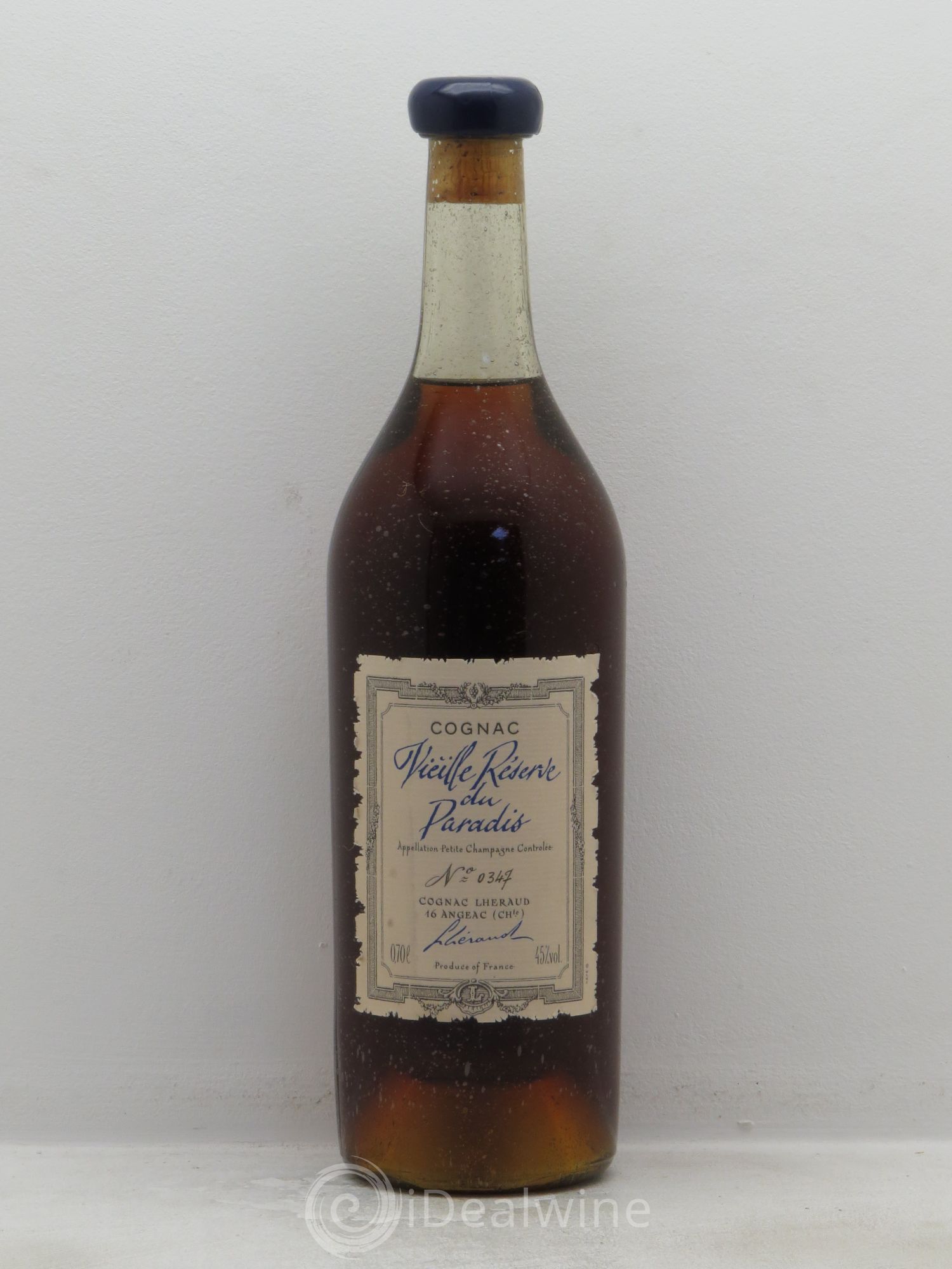 Cognac Vieille Réserve du Paradis Lheraud (45°) - Posten von 1 Flasche - 0
