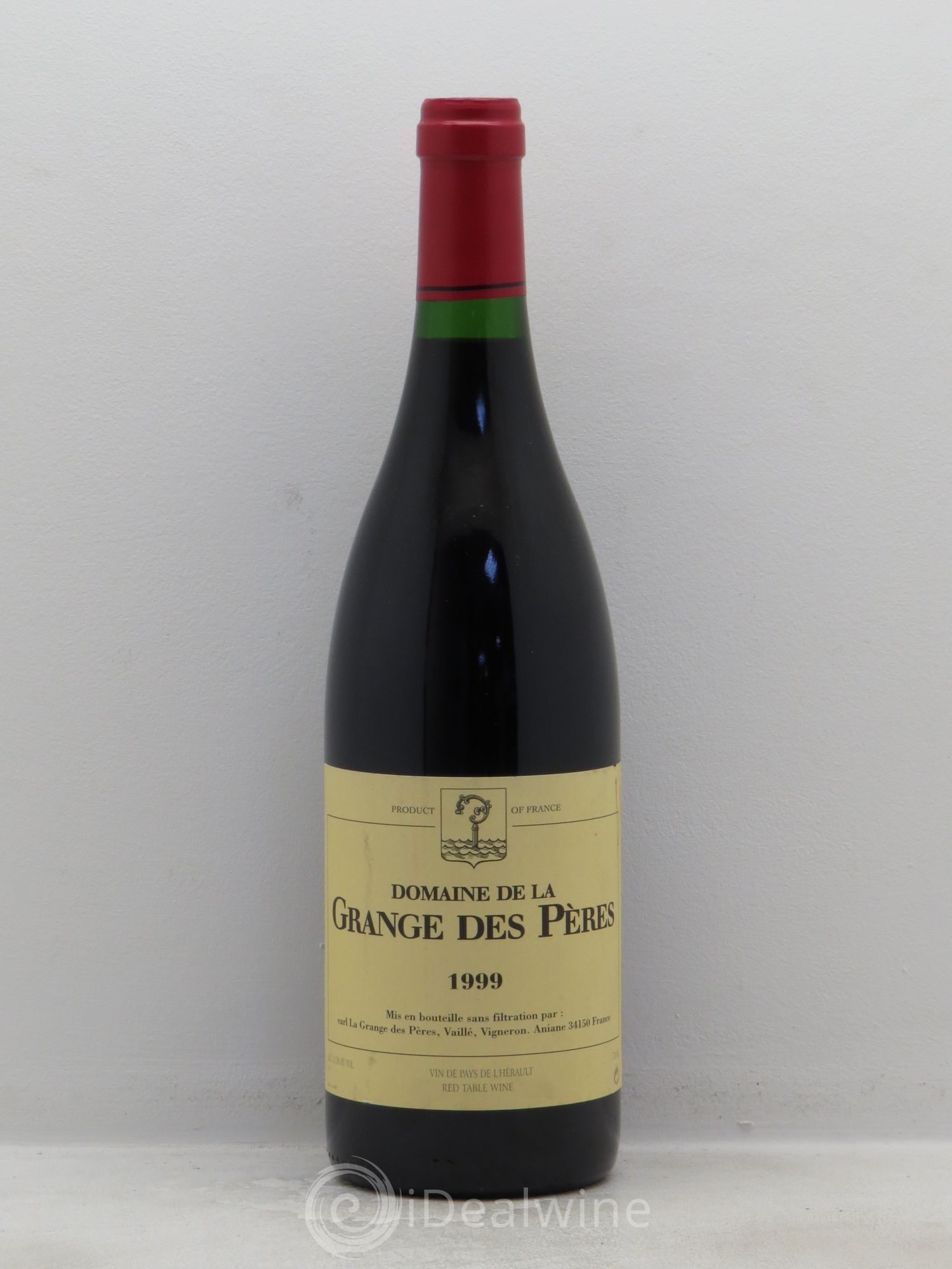 Pays d'Hérault Grange des Pères Laurent Vaillé 1999 - Lot de 1 bouteille - 0