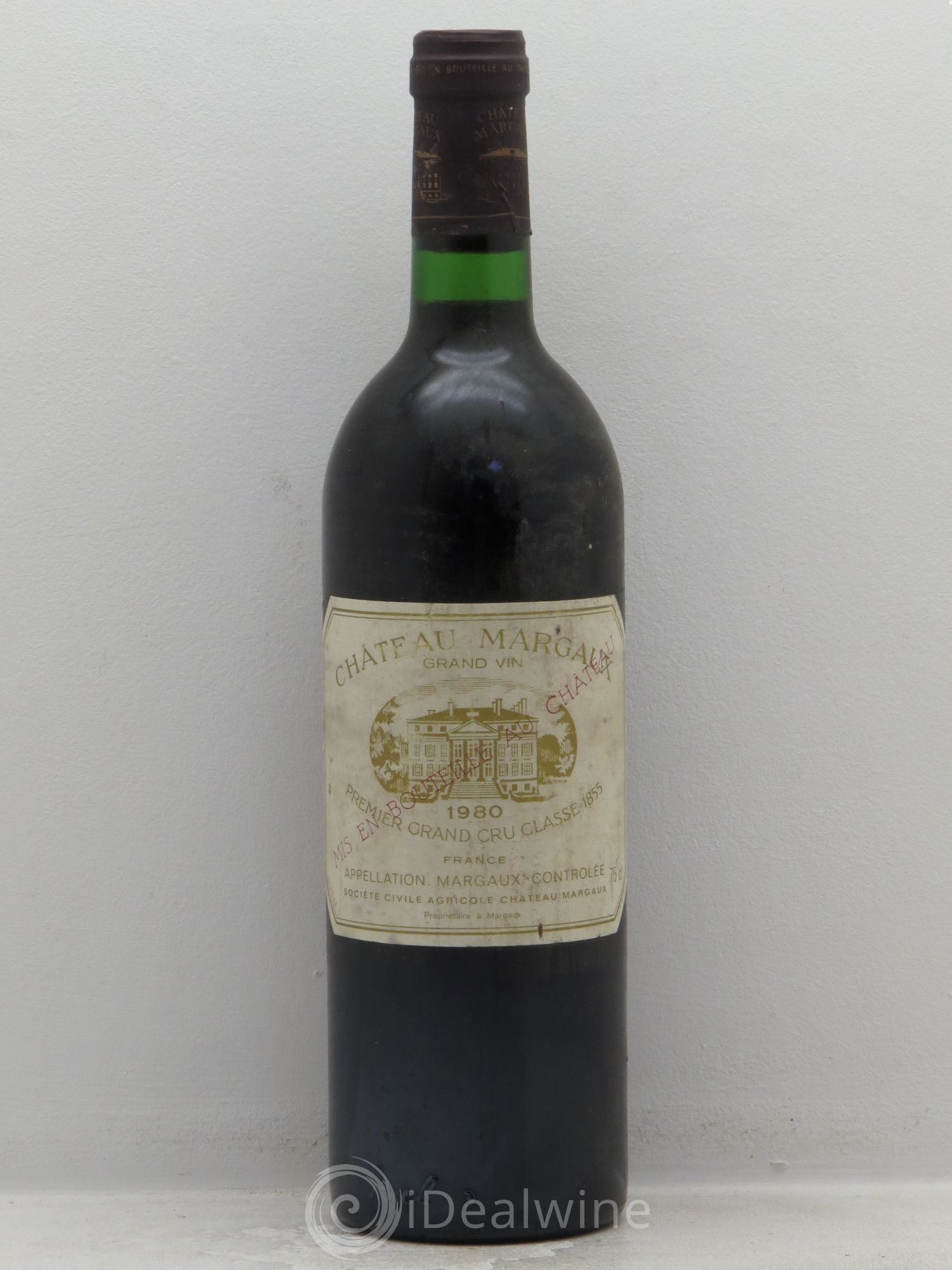 Château Margaux 1er Grand Cru Classé 1980 - Lot de 1 bouteille - 0