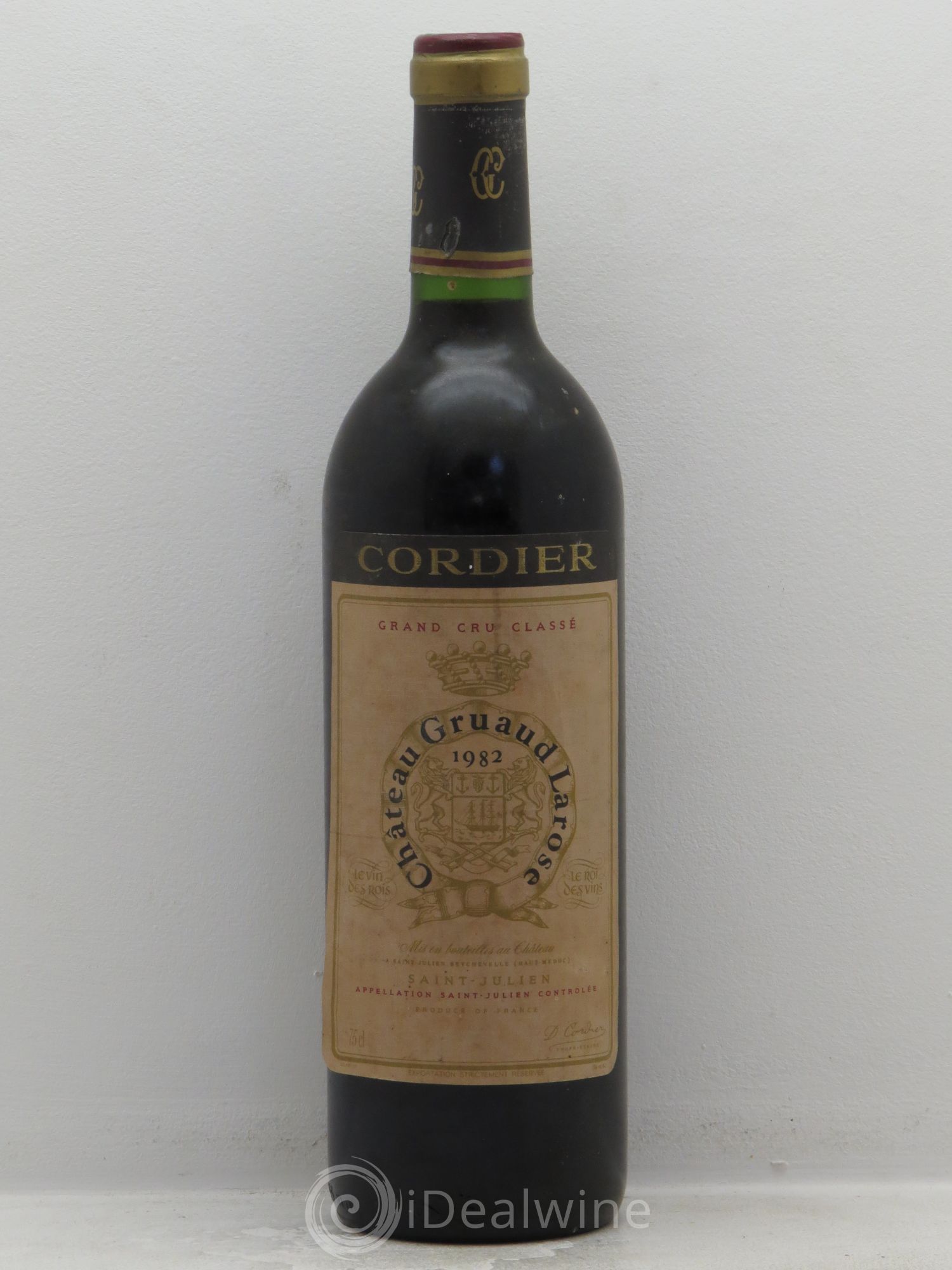 Château Gruaud Larose 2ème Grand Cru Classé 1982 - Lot de 1 bouteille - 0