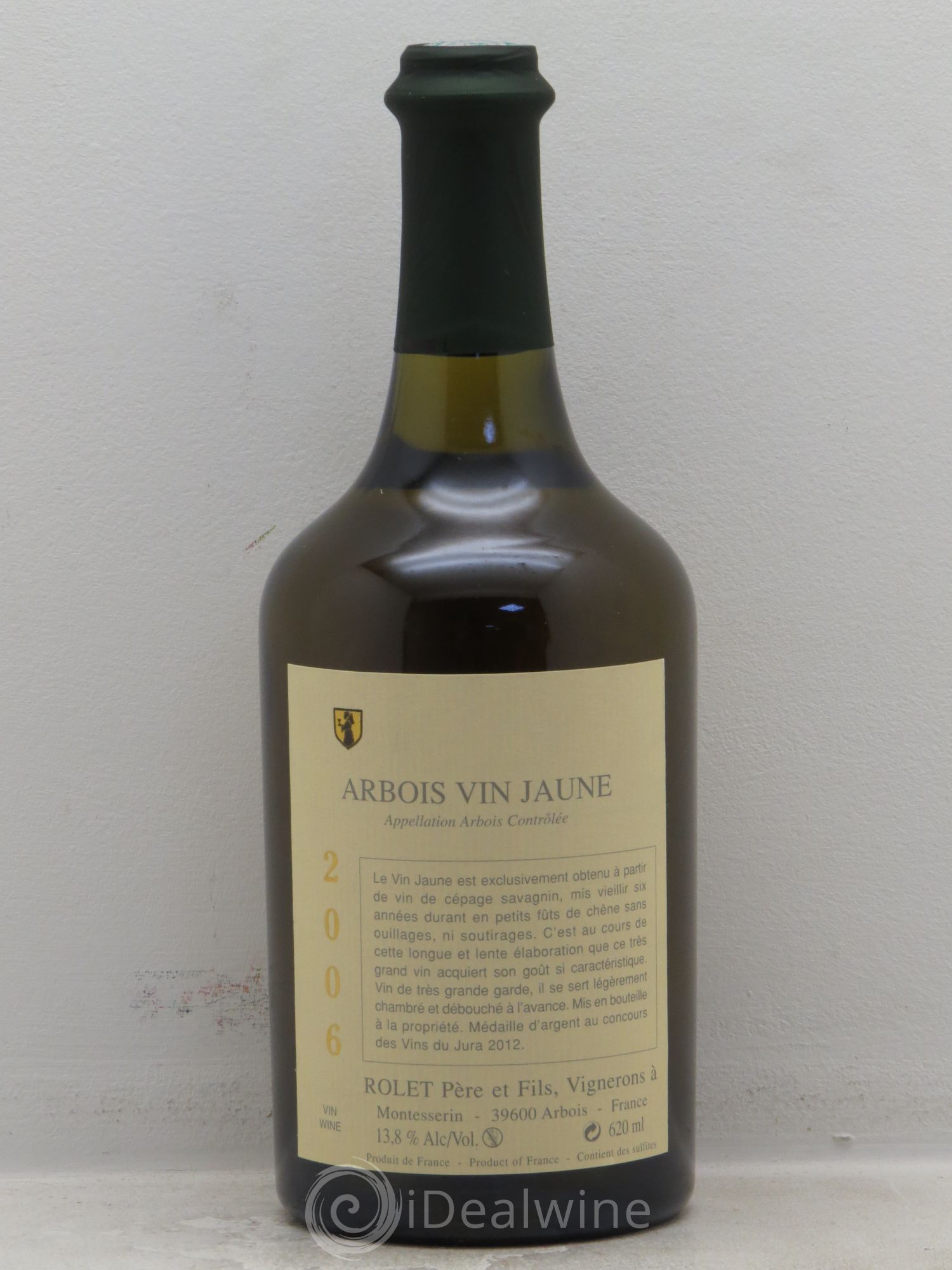 Arbois Vin Jaune Rolet 2006 - Lot de 1 bouteille - 0