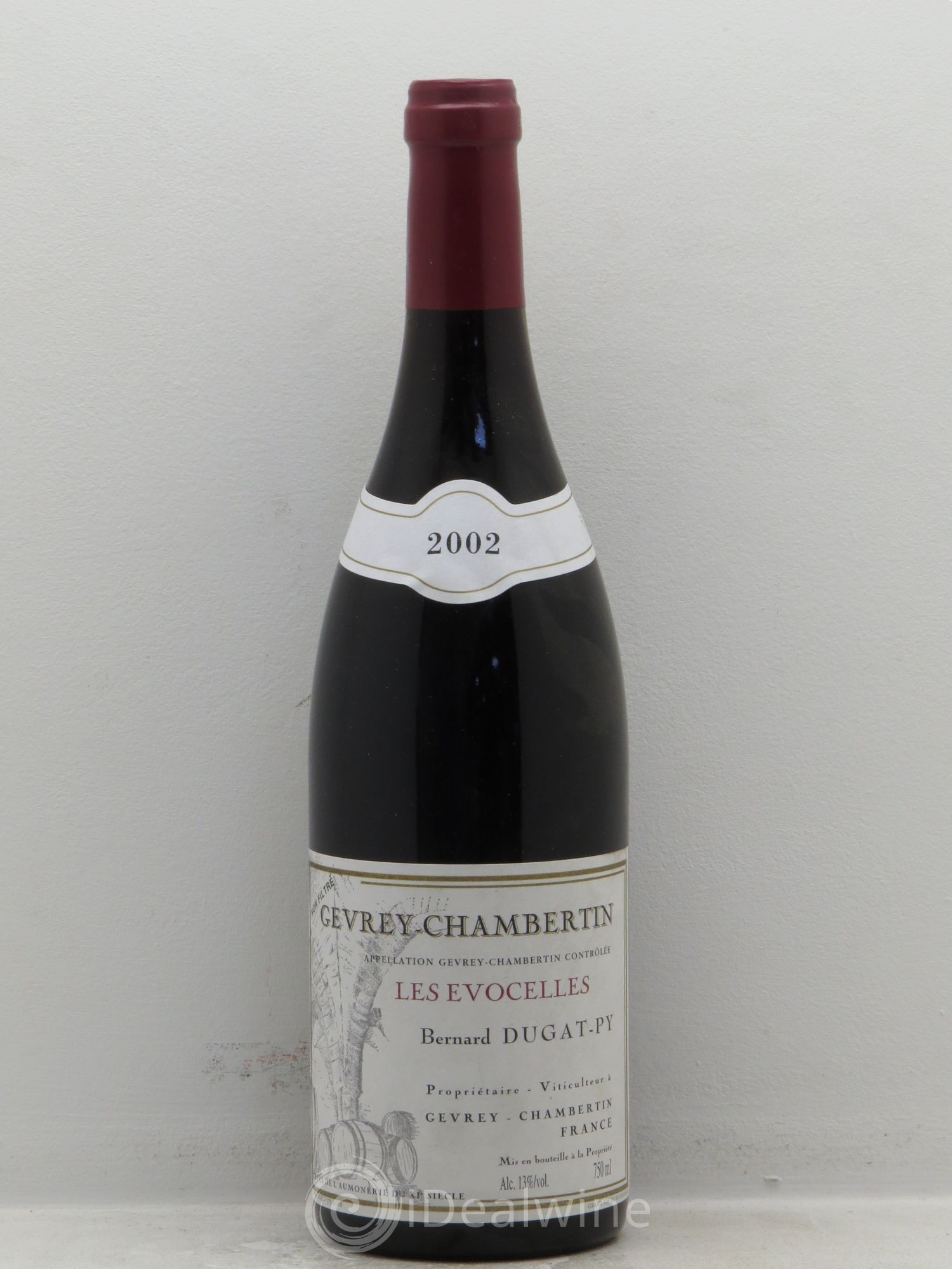 Gevrey-Chambertin Les Evocelles Vieilles Vignes Dugat-Py 2002 - Lot de 1 bouteille - 0