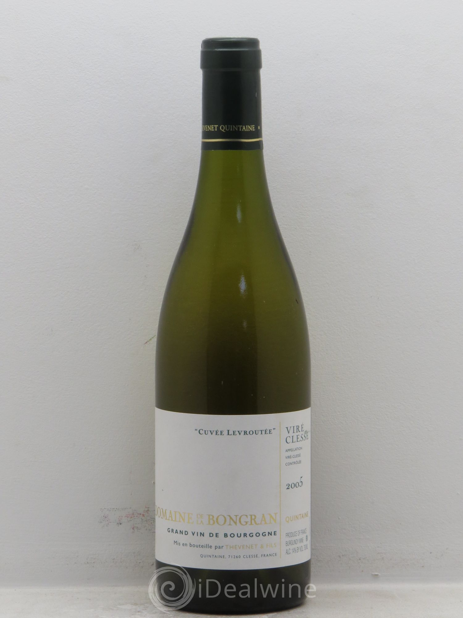 Viré-Clessé Cuvée Levroutée Domaine de Bongran 2005 - Posten von 1 Flasche - 0
