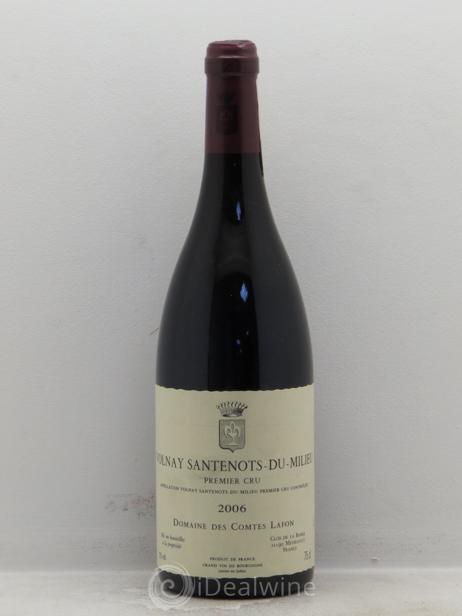 Volnay 1er Cru Santenots du Milieu Comtes Lafon (Domaine des) 2006 - Lot de 1 bouteille - 0