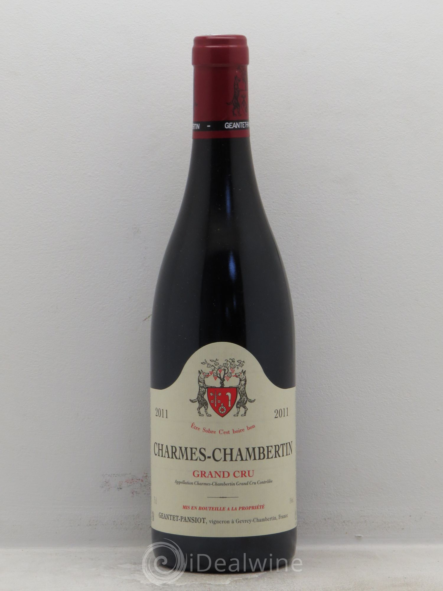 Charmes-Chambertin Grand Cru Geantet-Pansiot 2011 - Lot de 1 bouteille - 0