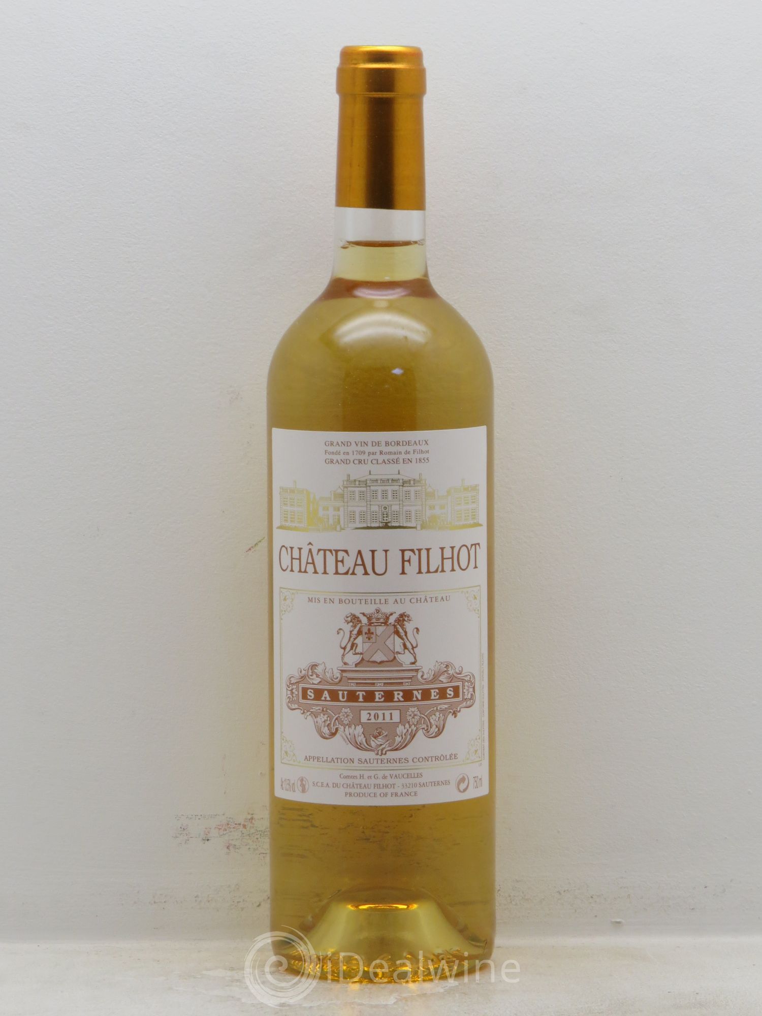 Château Filhot 2ème Grand Cru Classé 2011 - Lotto di 1 bottiglia - 0