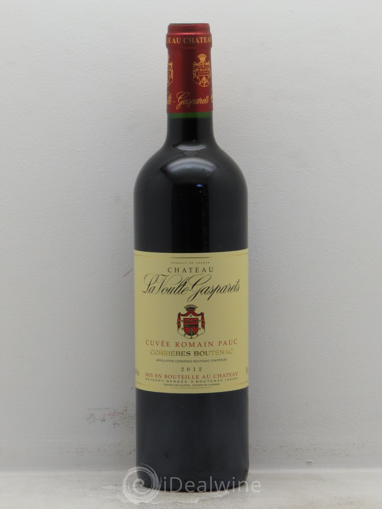 Corbières Boutenac La Voulte-Gasparets Cuvée Romain Pauc Patrick Reverdy 2012 - Lot de 1 bouteille - 0