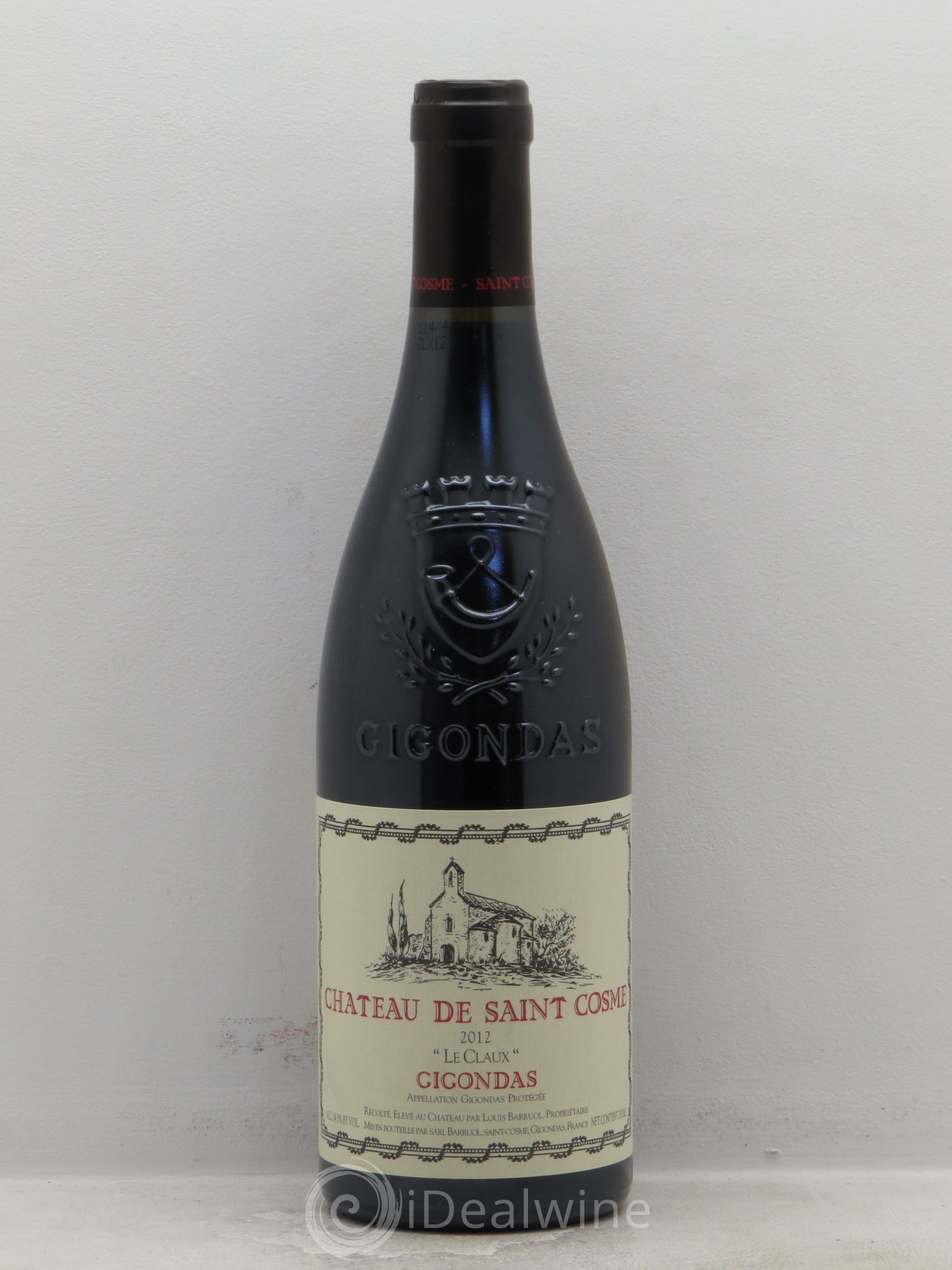 Gigondas Le Claux Saint Cosme 2012 - Lot de 1 bouteille - 0