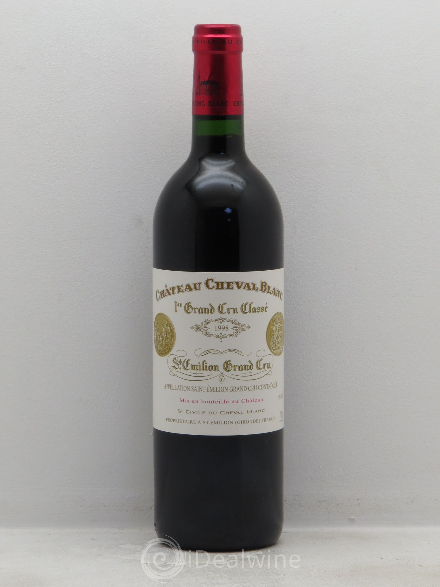 Château Cheval Blanc 1er Grand Cru Classé A 1998 - Lot de 1 bouteille - 0