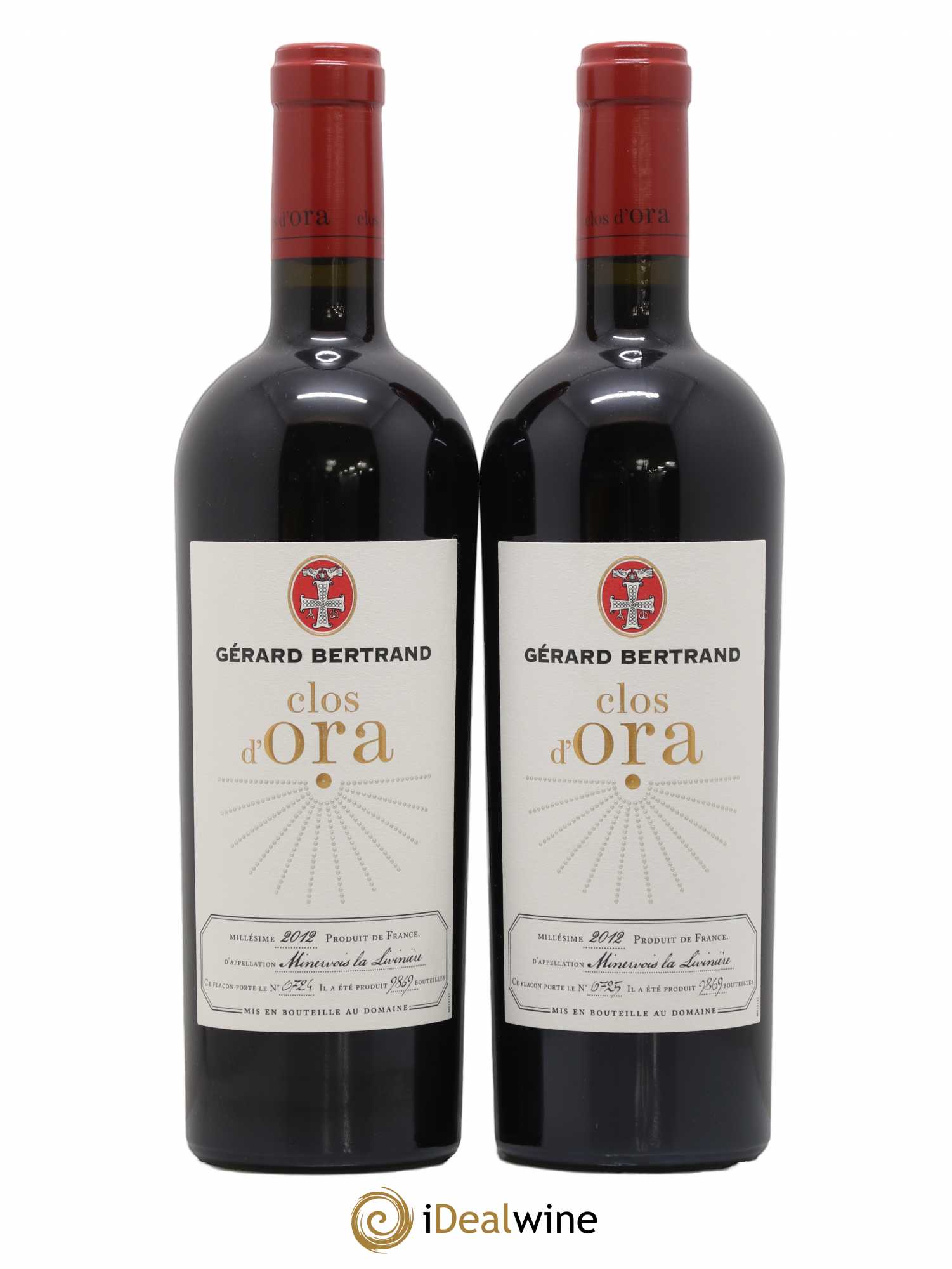 Minervois La Livinière Clos d'Ora Gérard Bertrand Clos D'Ora Gerard Bertrand 2012 - Lot de 2 bouteilles - 0