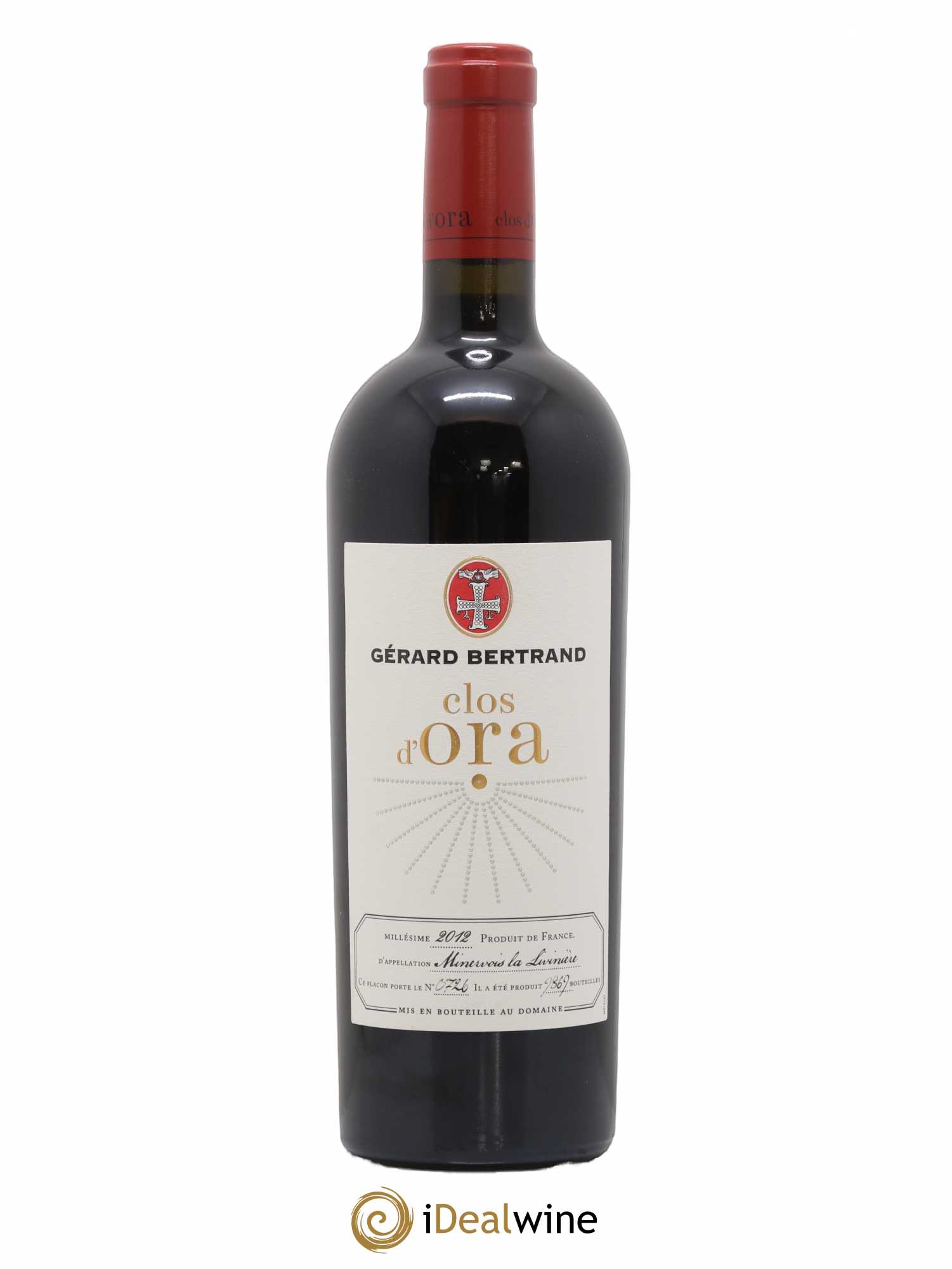 Minervois La Livinière Clos d'Ora Gérard Bertrand Clos D'Ora Gerard Bertrand 2012 - Lot de 1 bouteille - 0