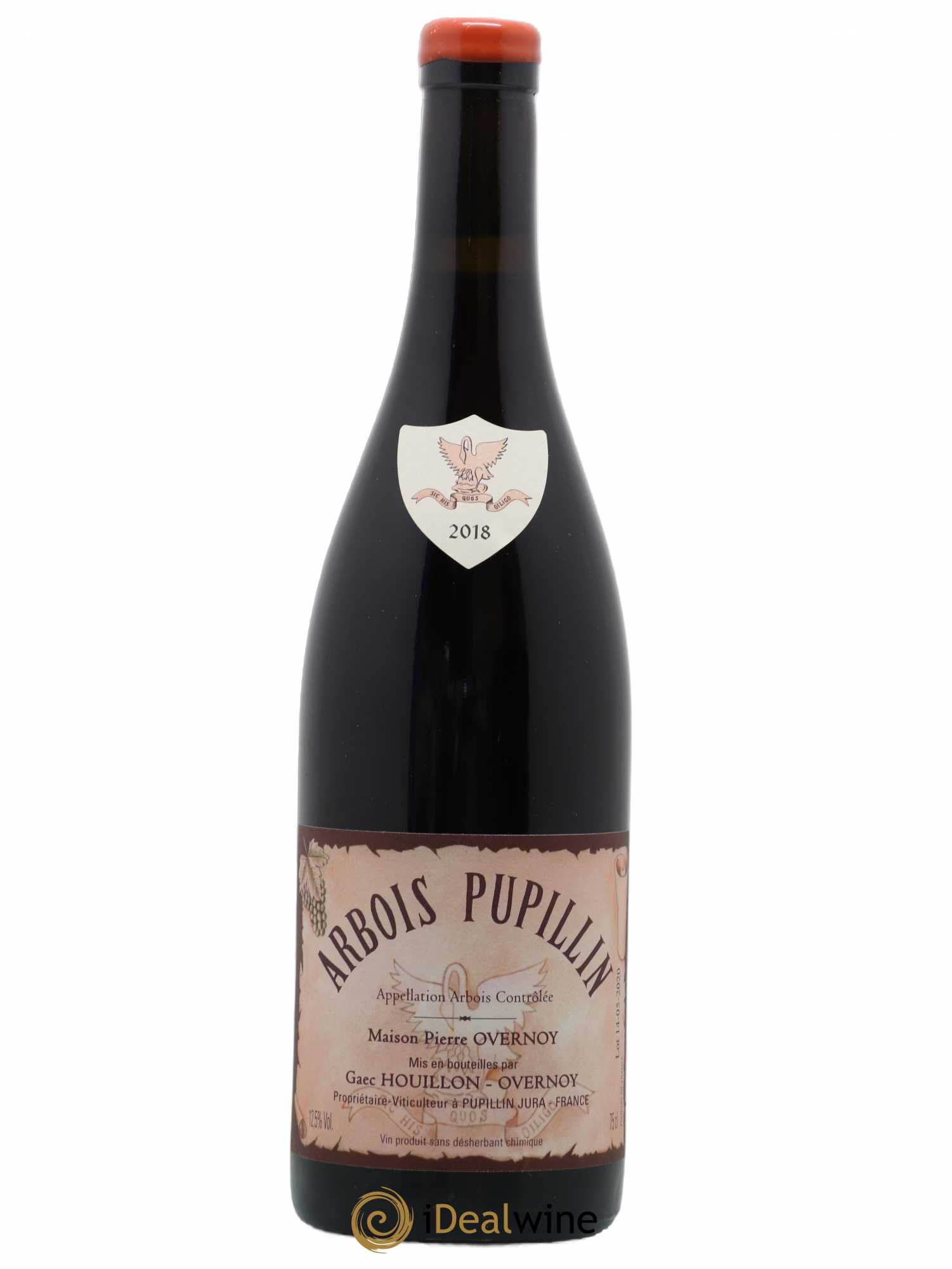 Arbois-Pupillin Poulsard (cire rouge) Overnoy-Houillon (Domaine) 2018 - Lot de 1 bouteille - 0
