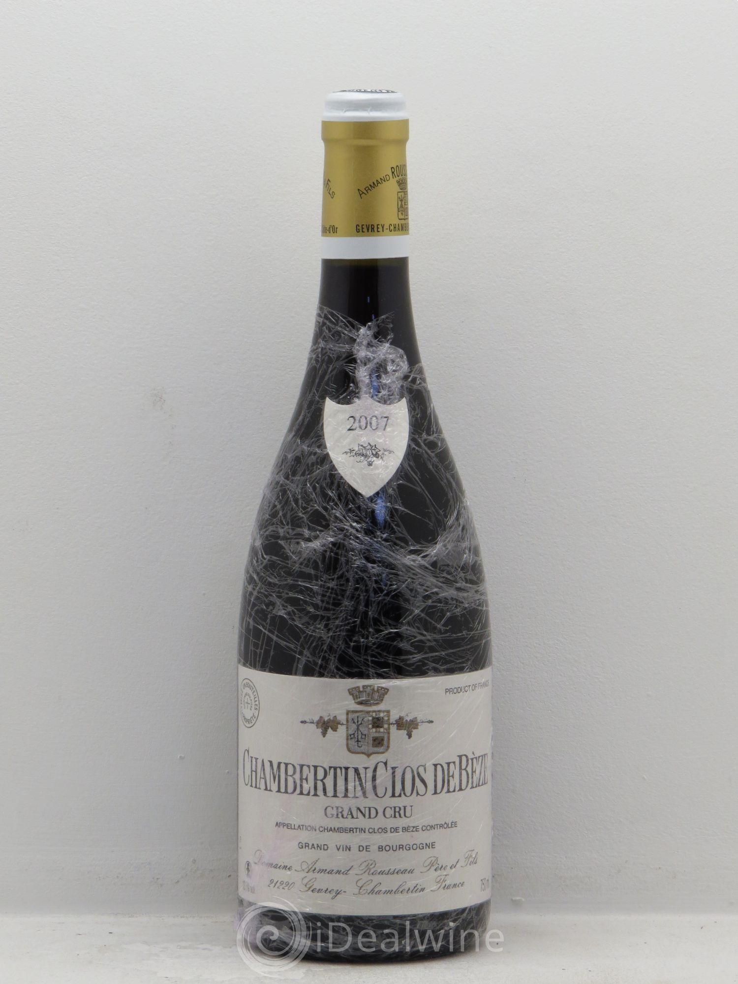Chambertin Clos de Bèze Grand Cru Armand Rousseau (Domaine) 2007 - Lot de 1 bouteille - 0