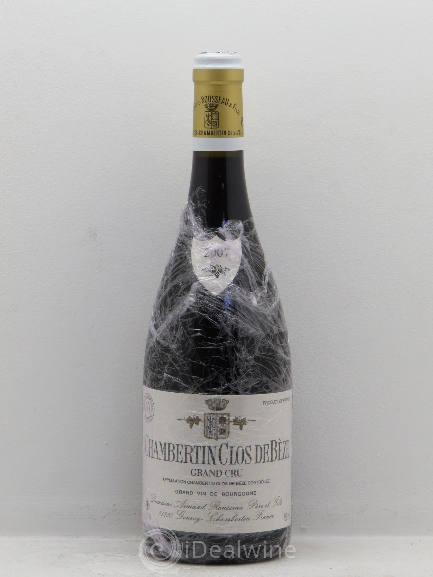 Chambertin Clos de Bèze Grand Cru Armand Rousseau (Domaine) 2007 - Lot de 1 bouteille - 0