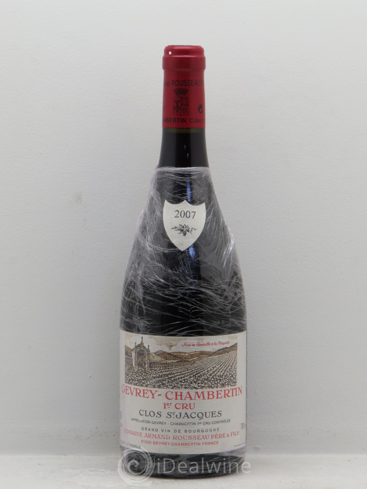 Gevrey-Chambertin 1er Cru Clos Saint-Jacques Armand Rousseau (Domaine) 2007 - Lot de 1 bouteille - 0