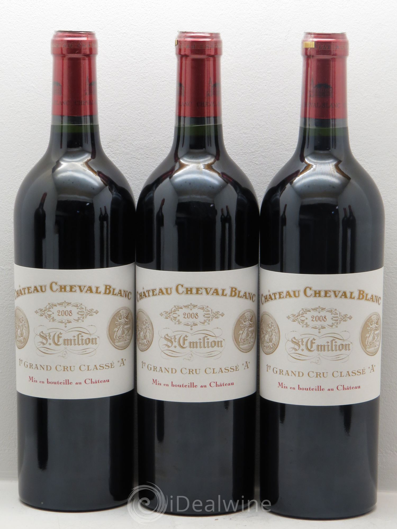 Château Cheval Blanc 1er Grand Cru Classé A 2008 - Lot de 6 bouteilles - 1