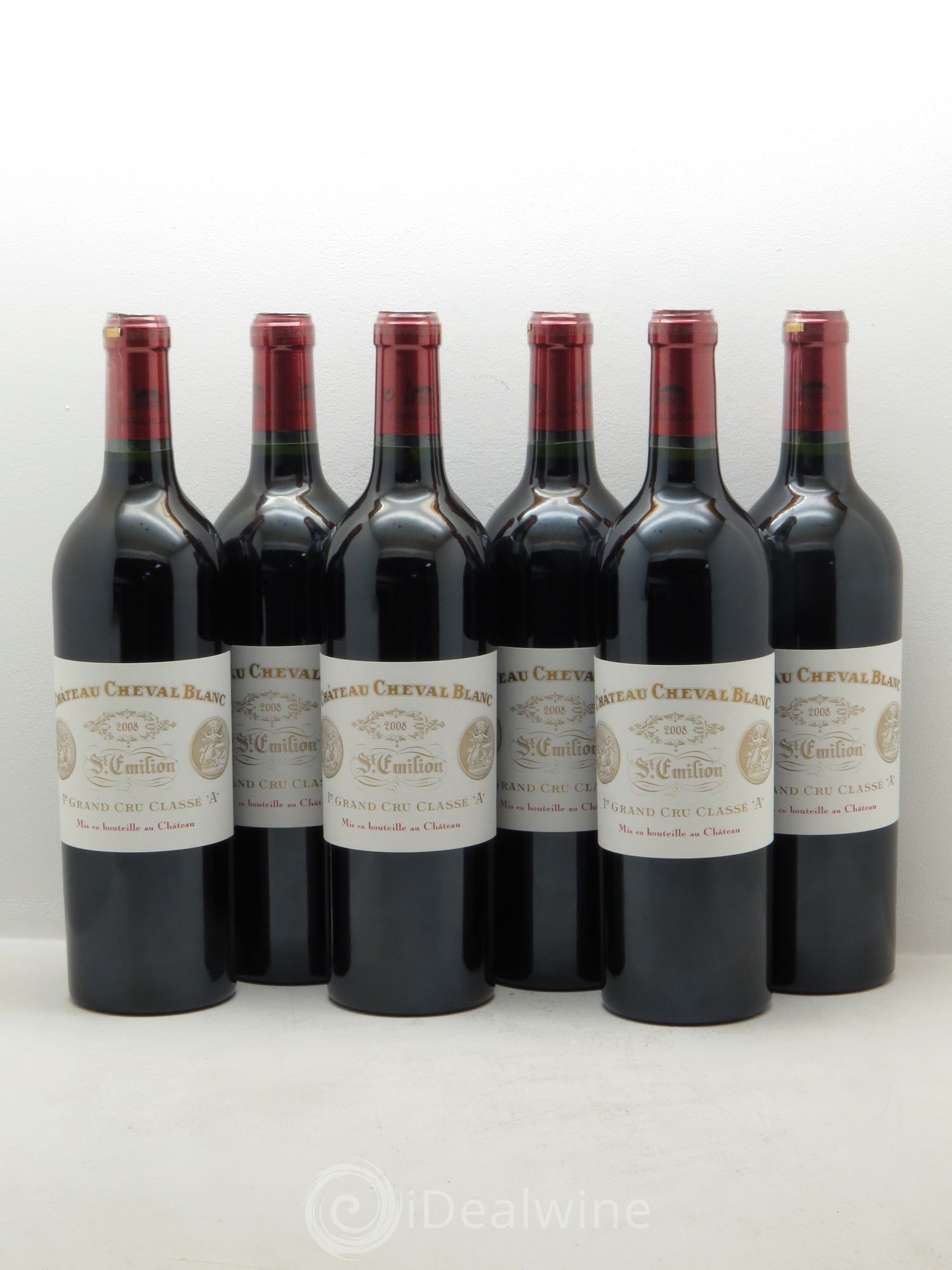 Château Cheval Blanc 1er Grand Cru Classé A 2008 - Lot de 6 bouteilles - 0