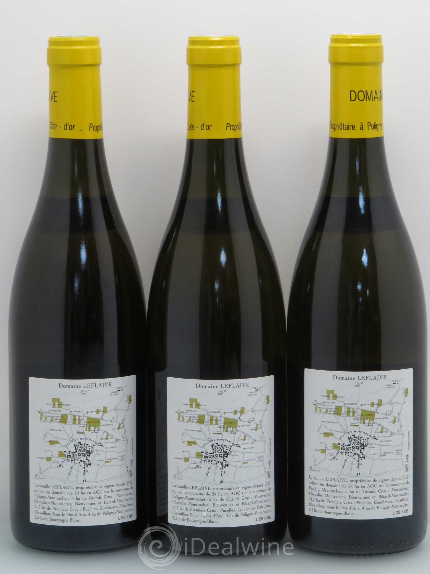 Bâtard-Montrachet Grand Cru Leflaive (Domaine) 2006 - Lot de 3 bouteilles - 1