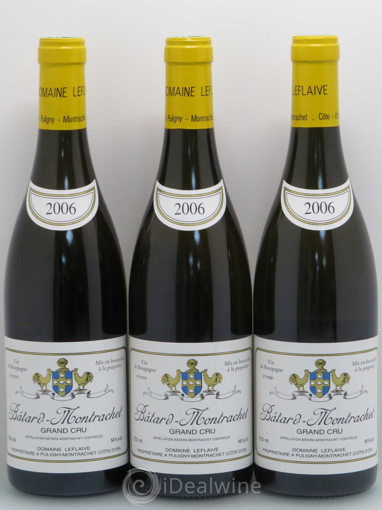 Bâtard-Montrachet Grand Cru Leflaive (Domaine) 2006 - Lot de 3 bouteilles - 0