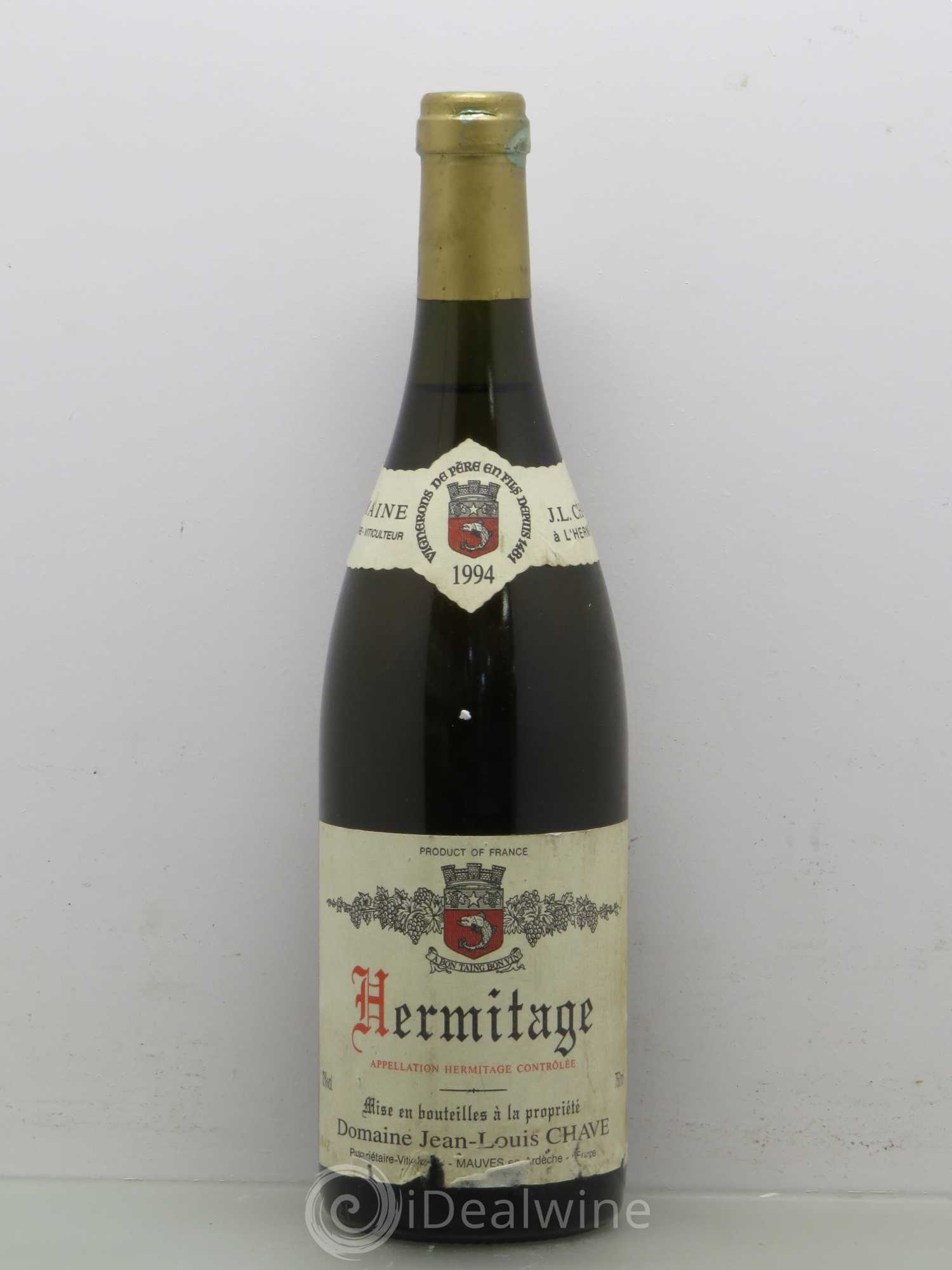 Hermitage Jean-Louis Chave 1994 - Lot de 1 bouteille - 0