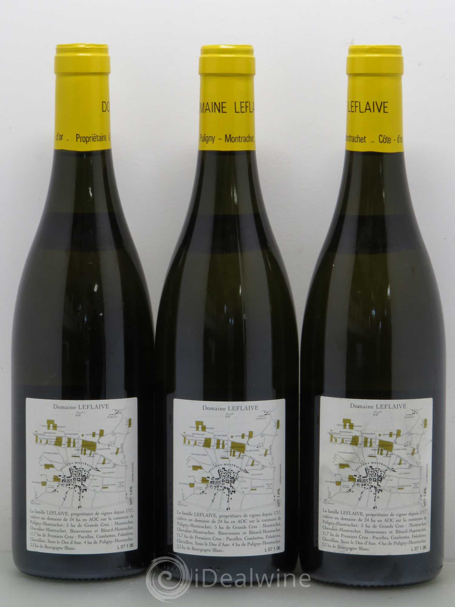 Bienvenues-Bâtard-Montrachet Grand Cru Leflaive (Domaine) 2006 - Lot de 3 bouteilles - 1