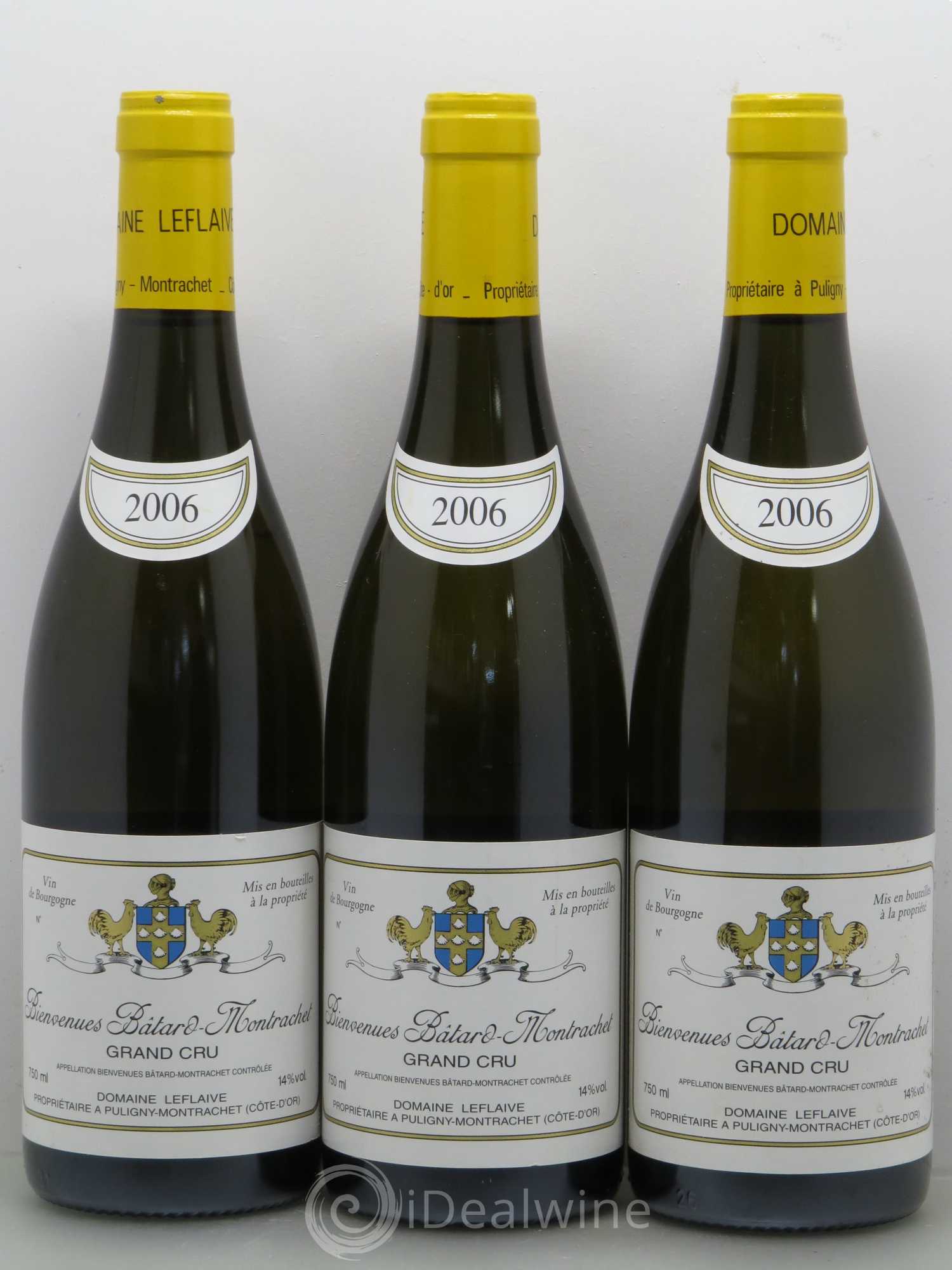 Bienvenues-Bâtard-Montrachet Grand Cru Leflaive (Domaine) 2006 - Lot de 3 bouteilles - 0