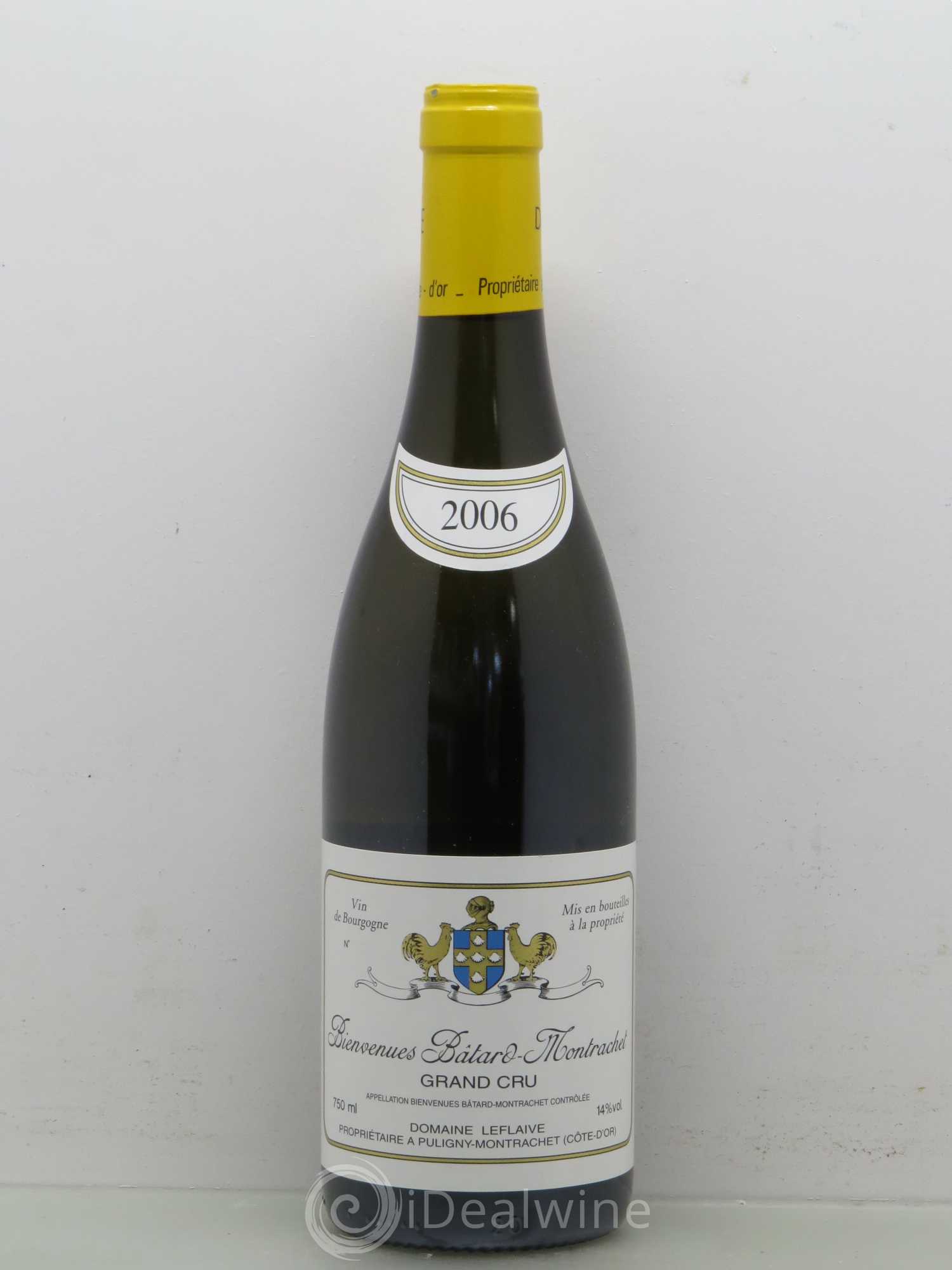 Bienvenues-Bâtard-Montrachet Grand Cru Leflaive (Domaine) 2006 - Lot de 1 bouteille - 0