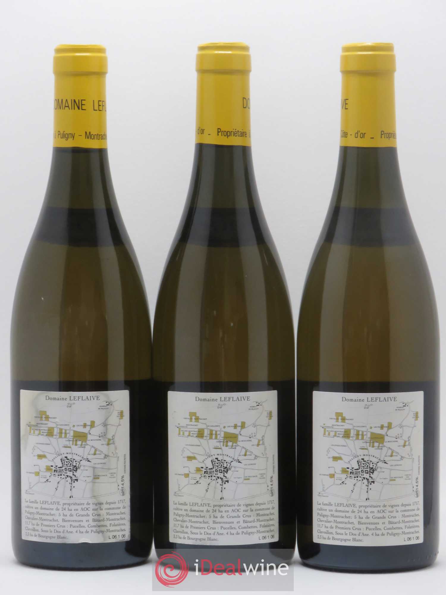 Puligny-Montrachet 1er Cru Les Pucelles Leflaive (Domaine) 2006 - Lot de 3 bouteilles - 1