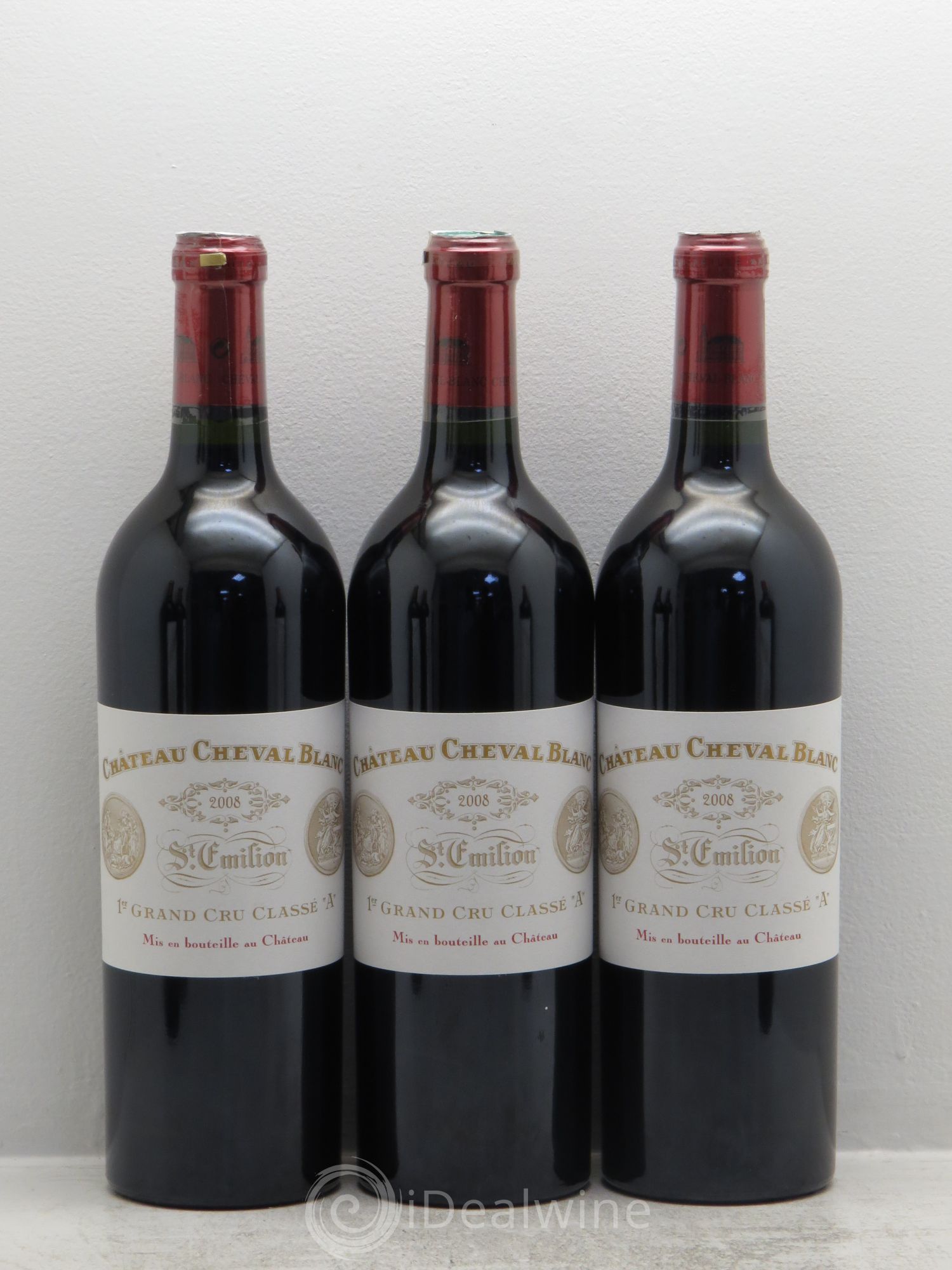 Château Cheval Blanc 1er Grand Cru Classé A 2008 - Lot de 6 bouteilles - 1
