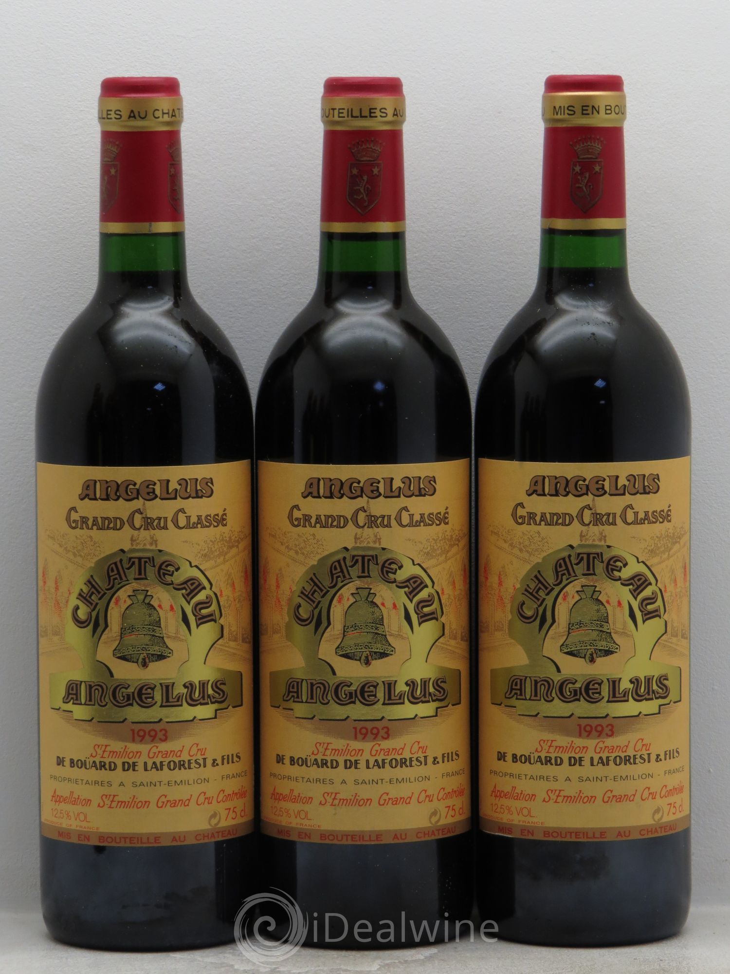 Château Angélus 1er Grand Cru Classé A 1993 - Lot de 12 bouteilles - 2