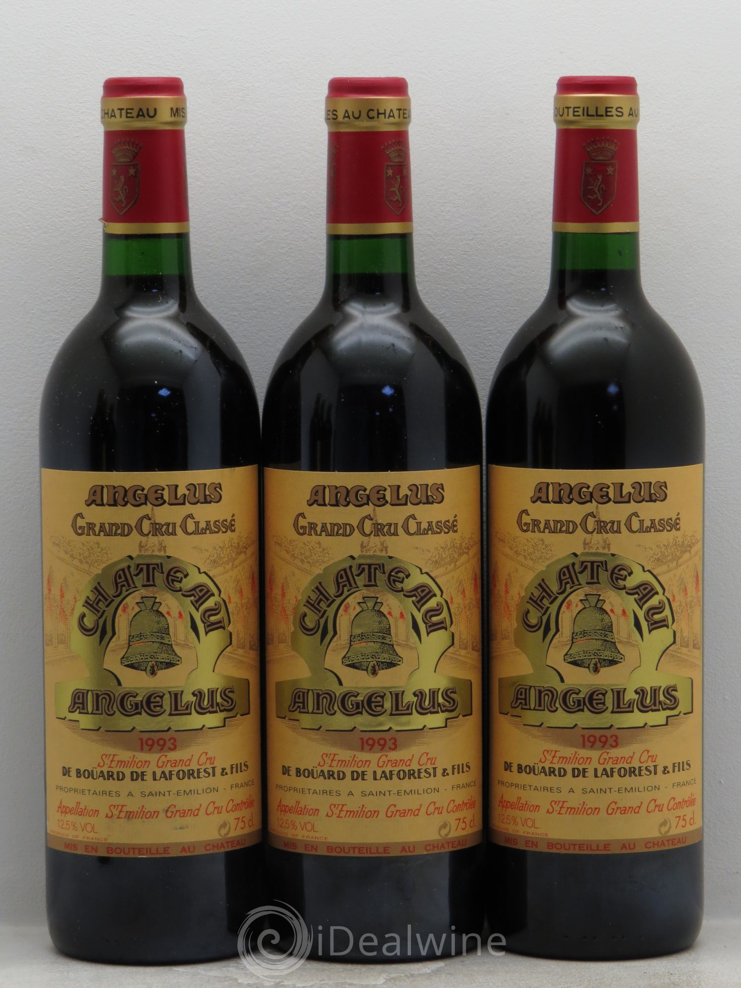 Château Angélus 1er Grand Cru Classé A 1993 - Lot de 12 bouteilles - 3