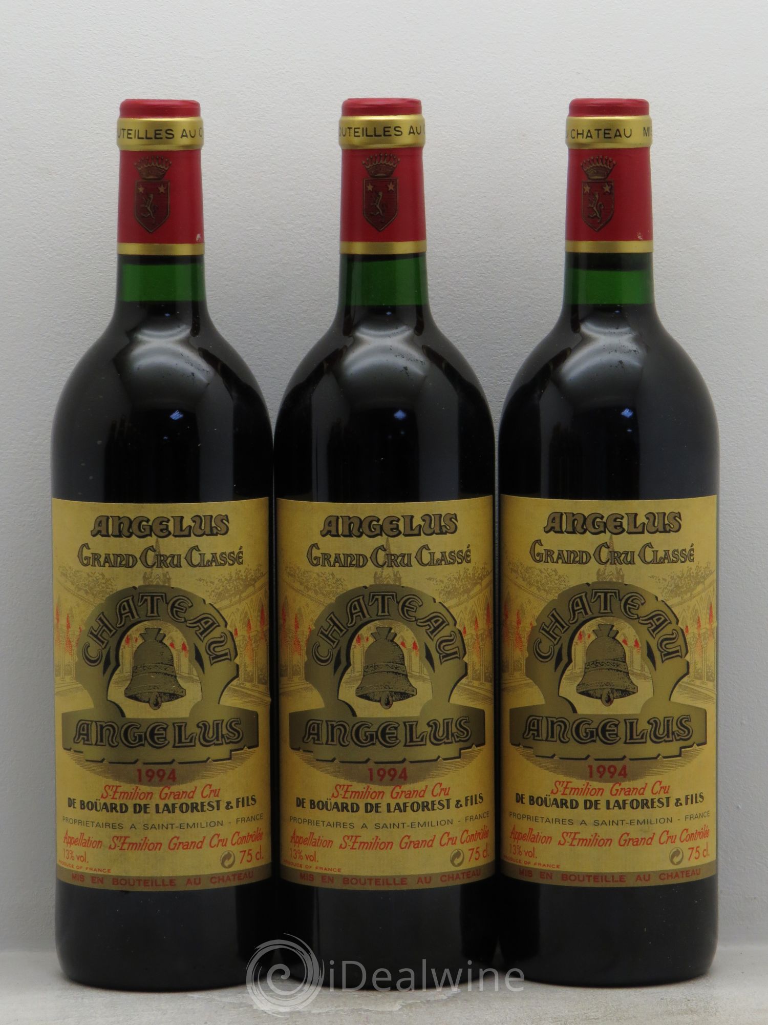 Château Angélus 1er Grand Cru Classé A 1994 - Lot de 12 bouteilles - 1
