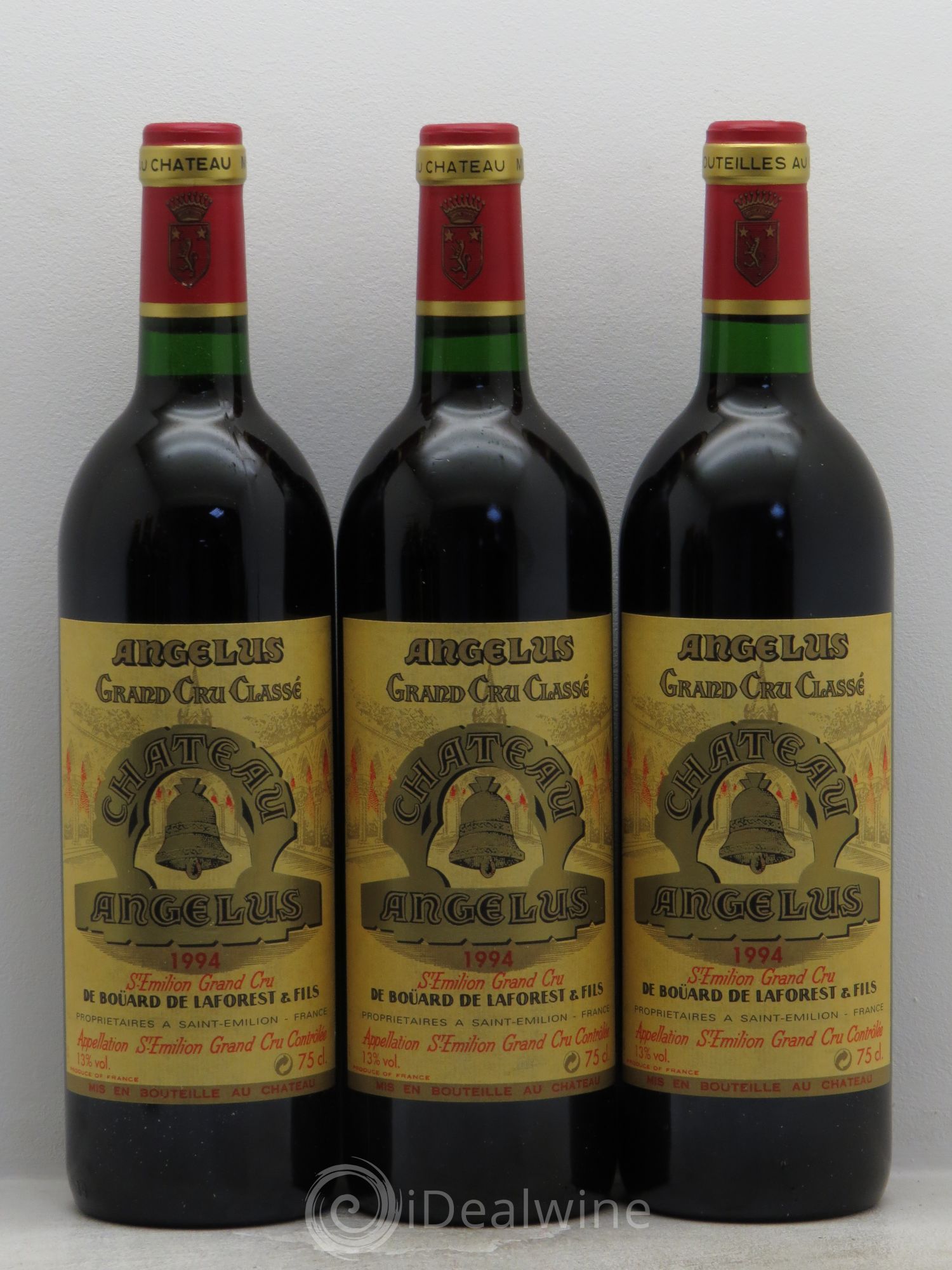 Château Angélus 1er Grand Cru Classé A 1994 - Lot de 12 bouteilles - 2