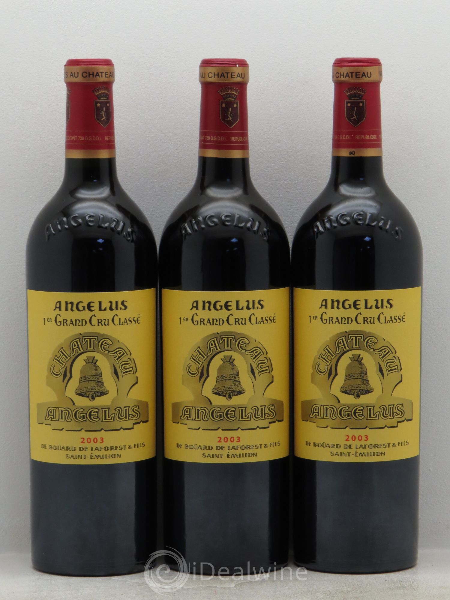Château Angélus 1er Grand Cru Classé A 2003 - Lot de 12 bouteilles - 2