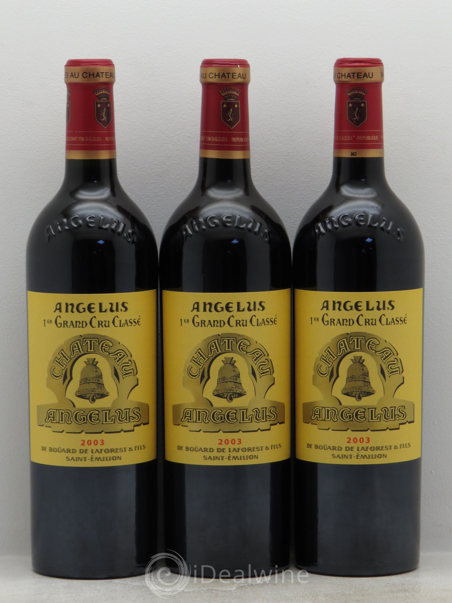 Château Angélus 1er Grand Cru Classé A 2003 - Lot de 12 bouteilles - 3