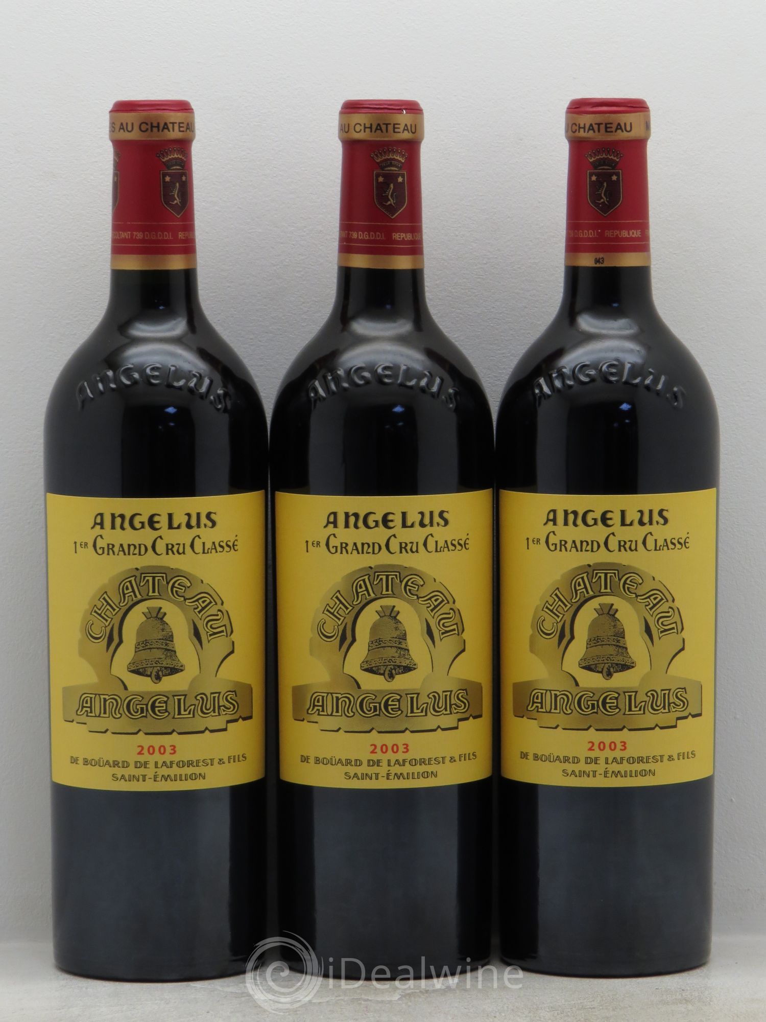 Château Angélus 1er Grand Cru Classé A 2003 - Lot de 12 bouteilles - 4