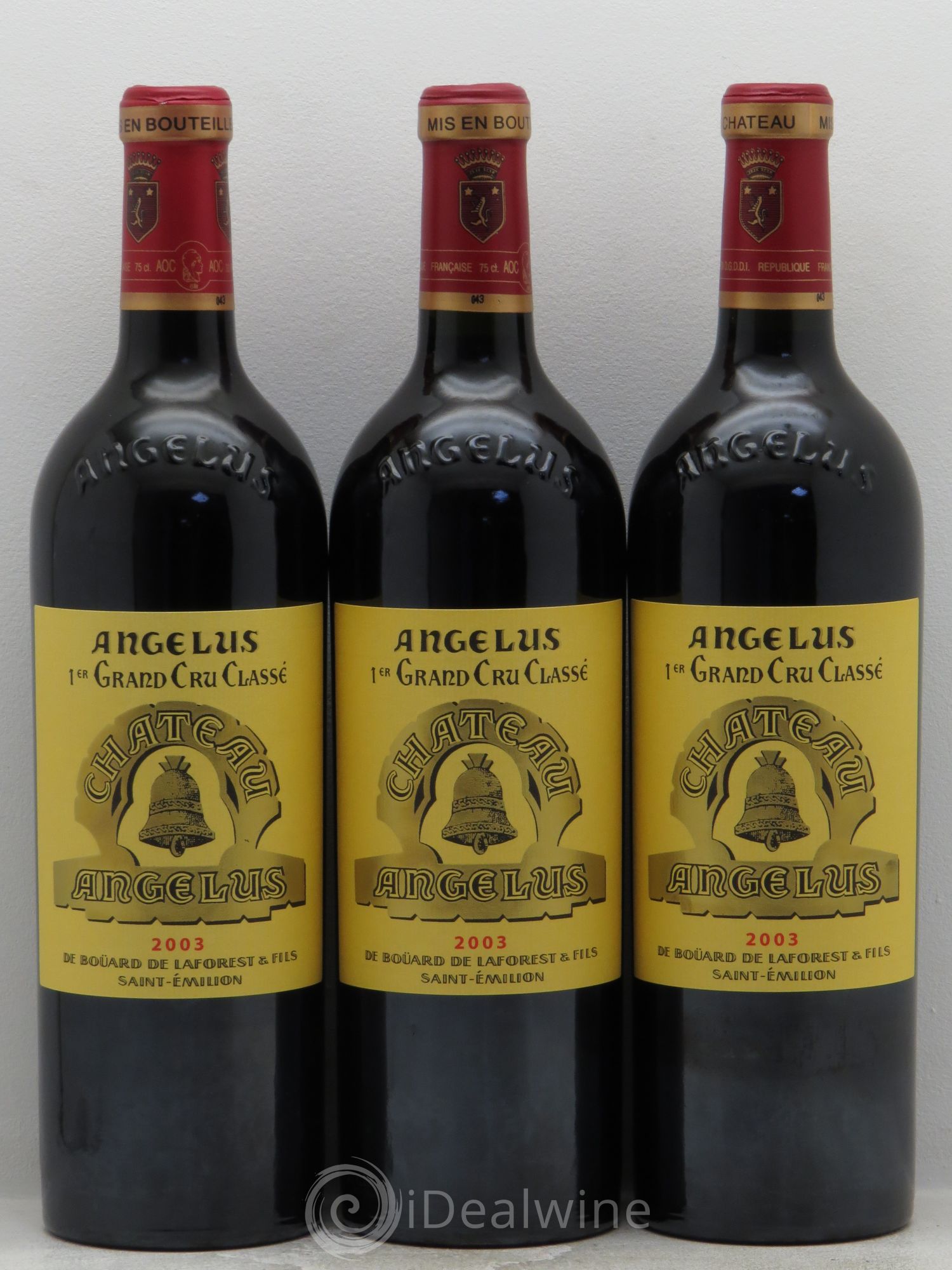 Château Angélus 1er Grand Cru Classé A 2003 - Lot de 12 bouteilles - 2