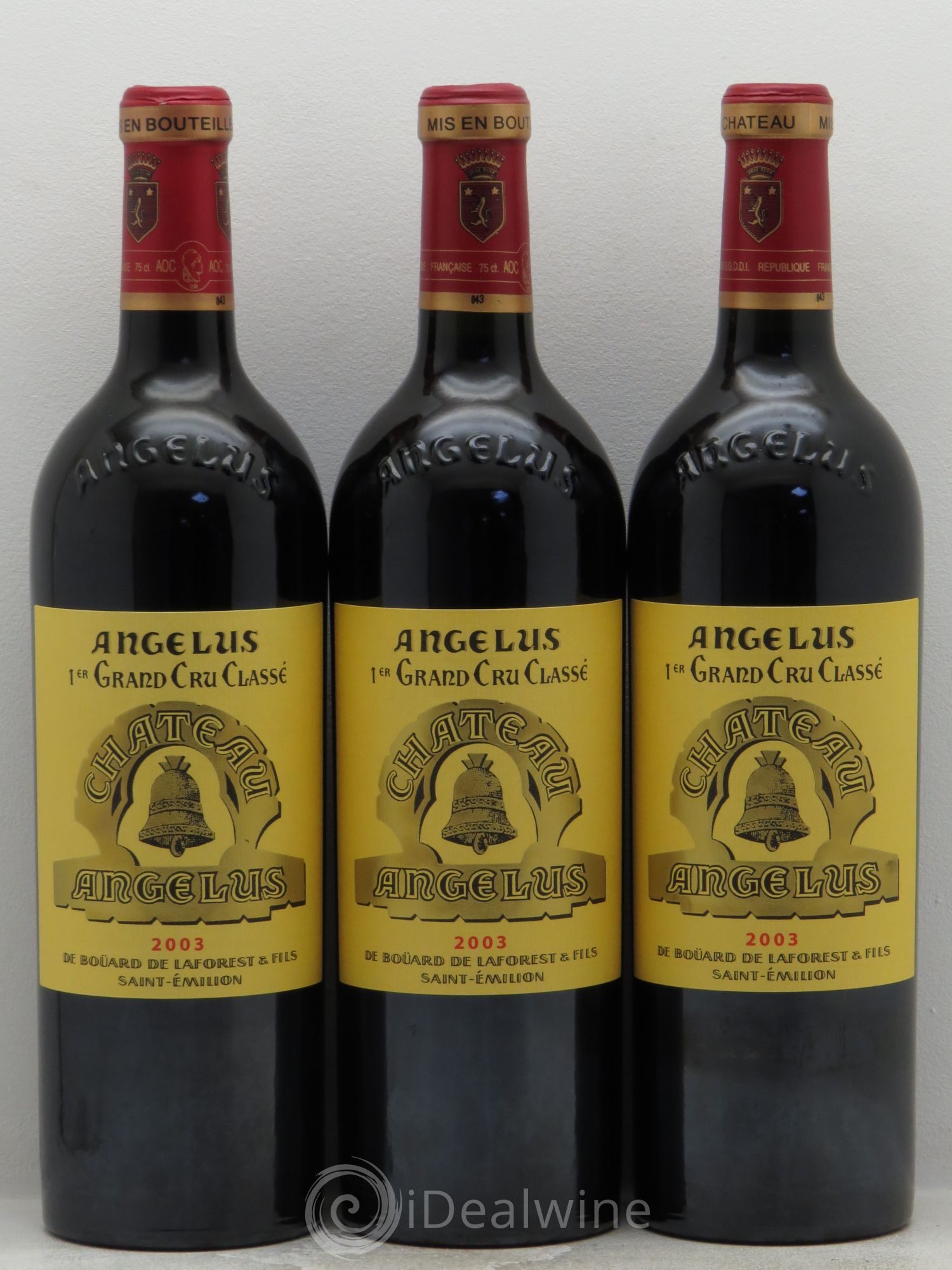 Château Angélus 1er Grand Cru Classé A 2003 - Lot de 12 bouteilles - 3