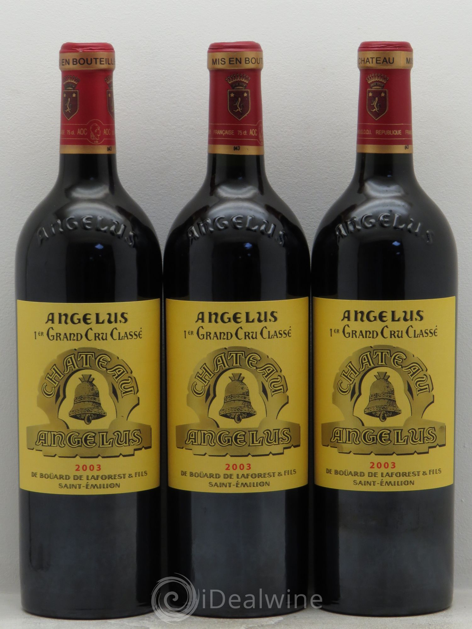 Château Angélus 1er Grand Cru Classé A 2003 - Lot de 12 bouteilles - 4
