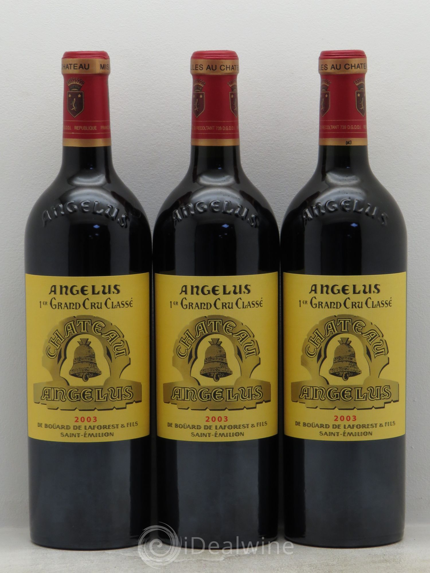 Château Angélus 1er Grand Cru Classé A 2003 - Lot de 12 bouteilles - 3